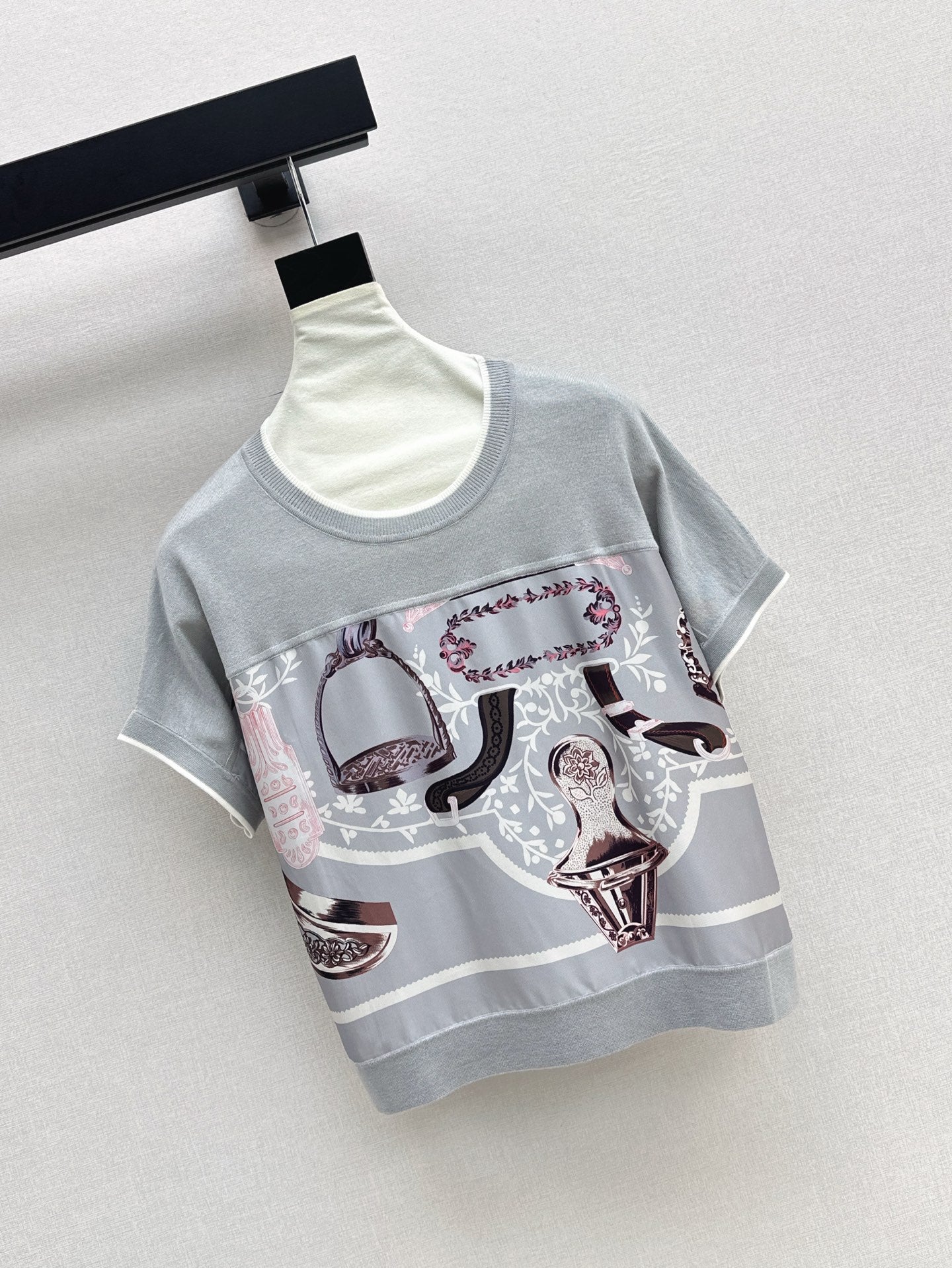 H 25ss knitted t-shirt