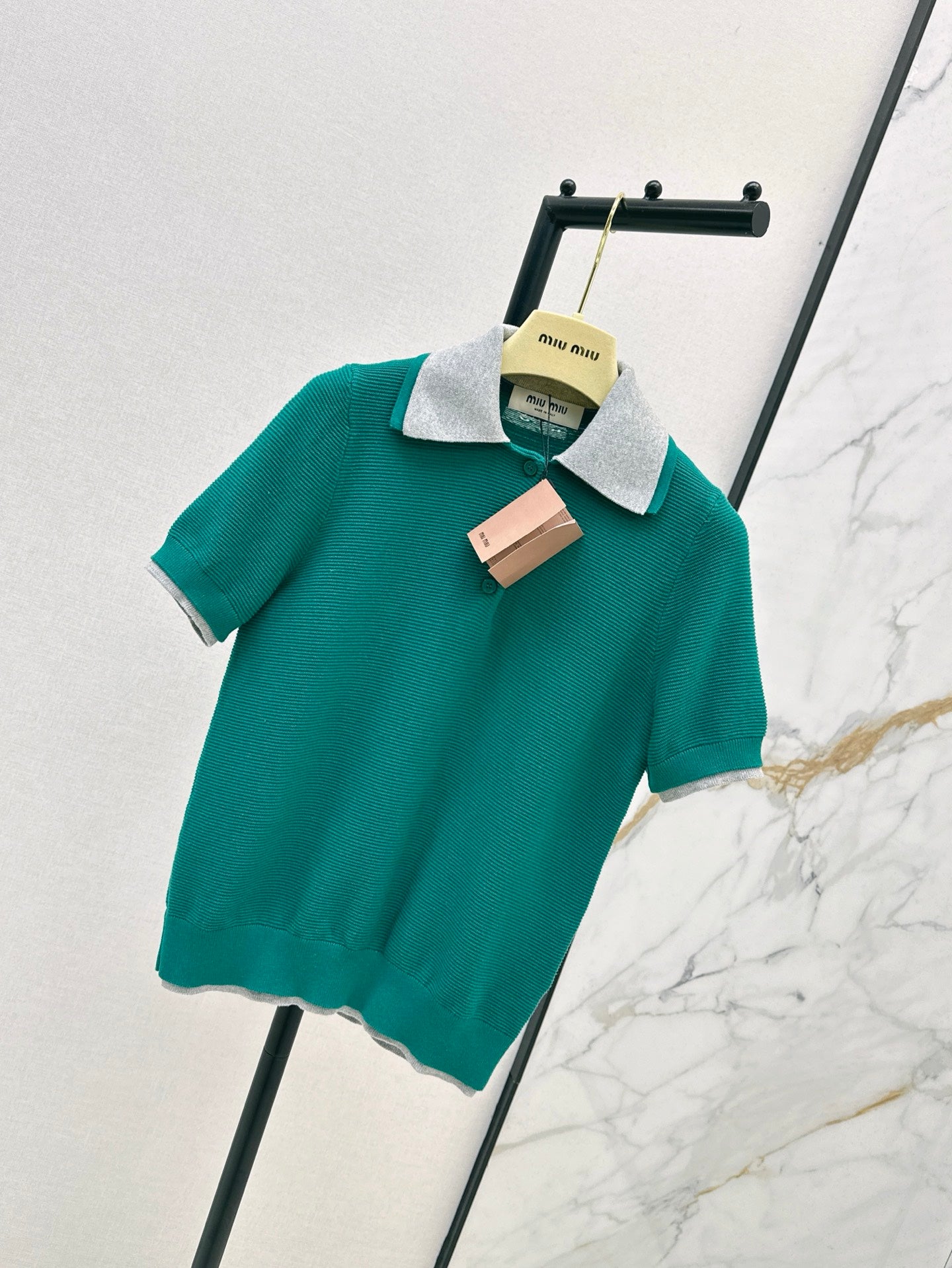 mi 25ss knit polo shirt
