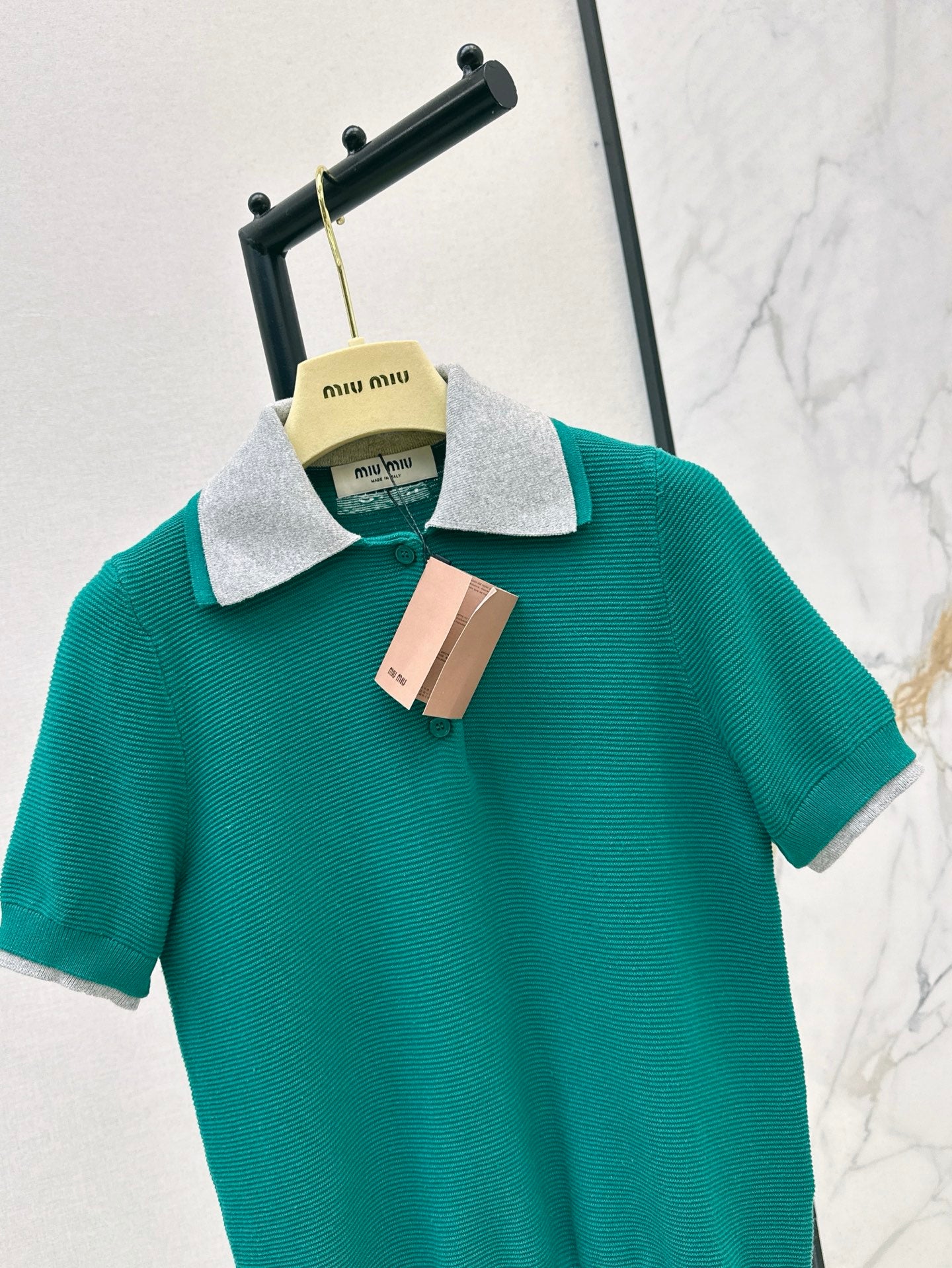 mi 25ss knit polo shirt