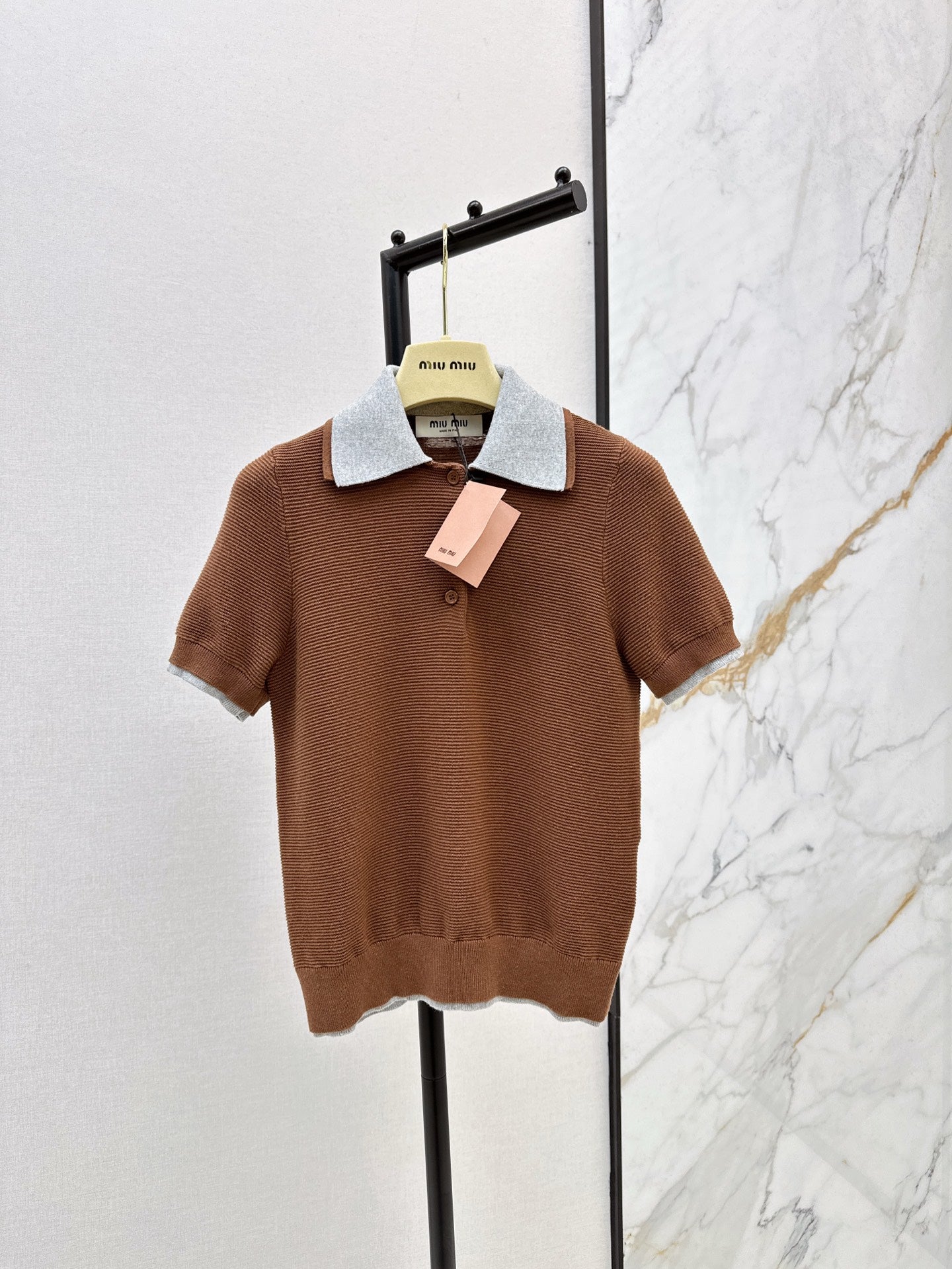 mi 25ss knit polo shirt