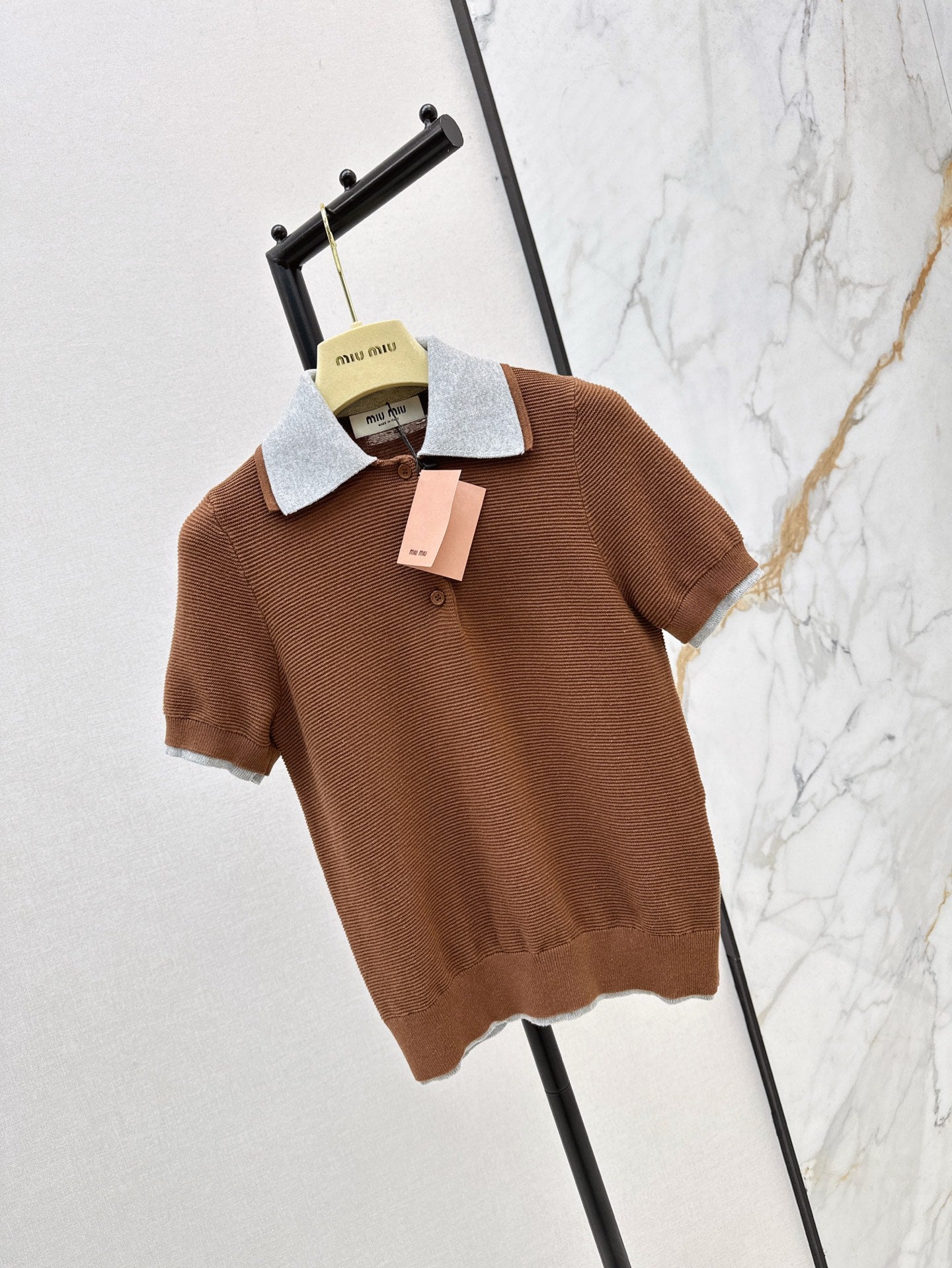 mi 25ss knit polo shirt