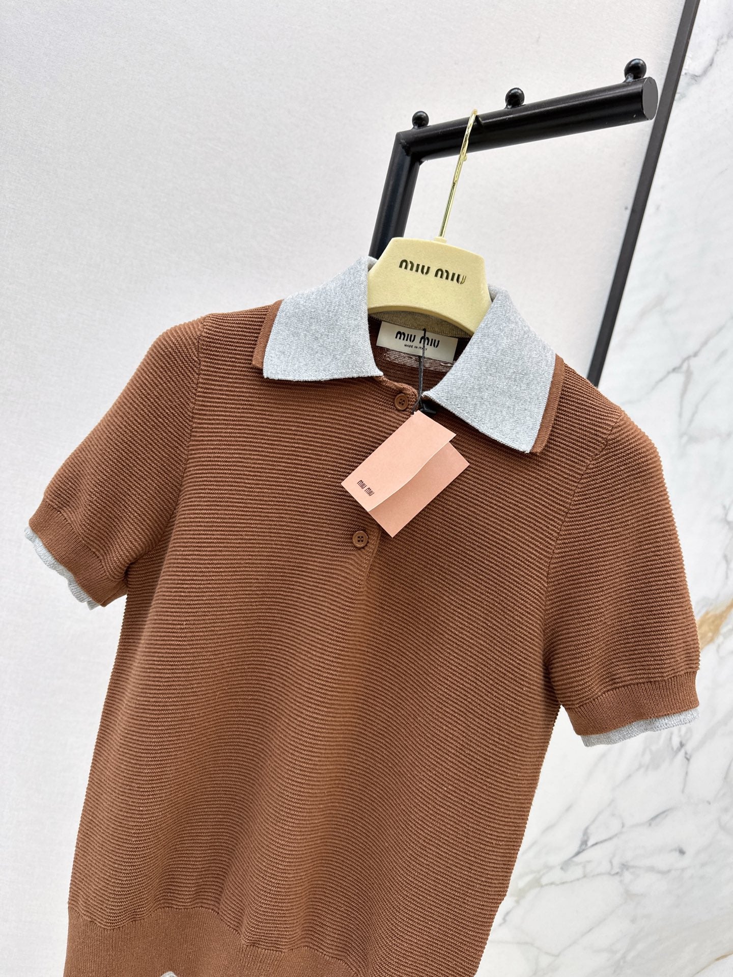 mi 25ss knit polo shirt