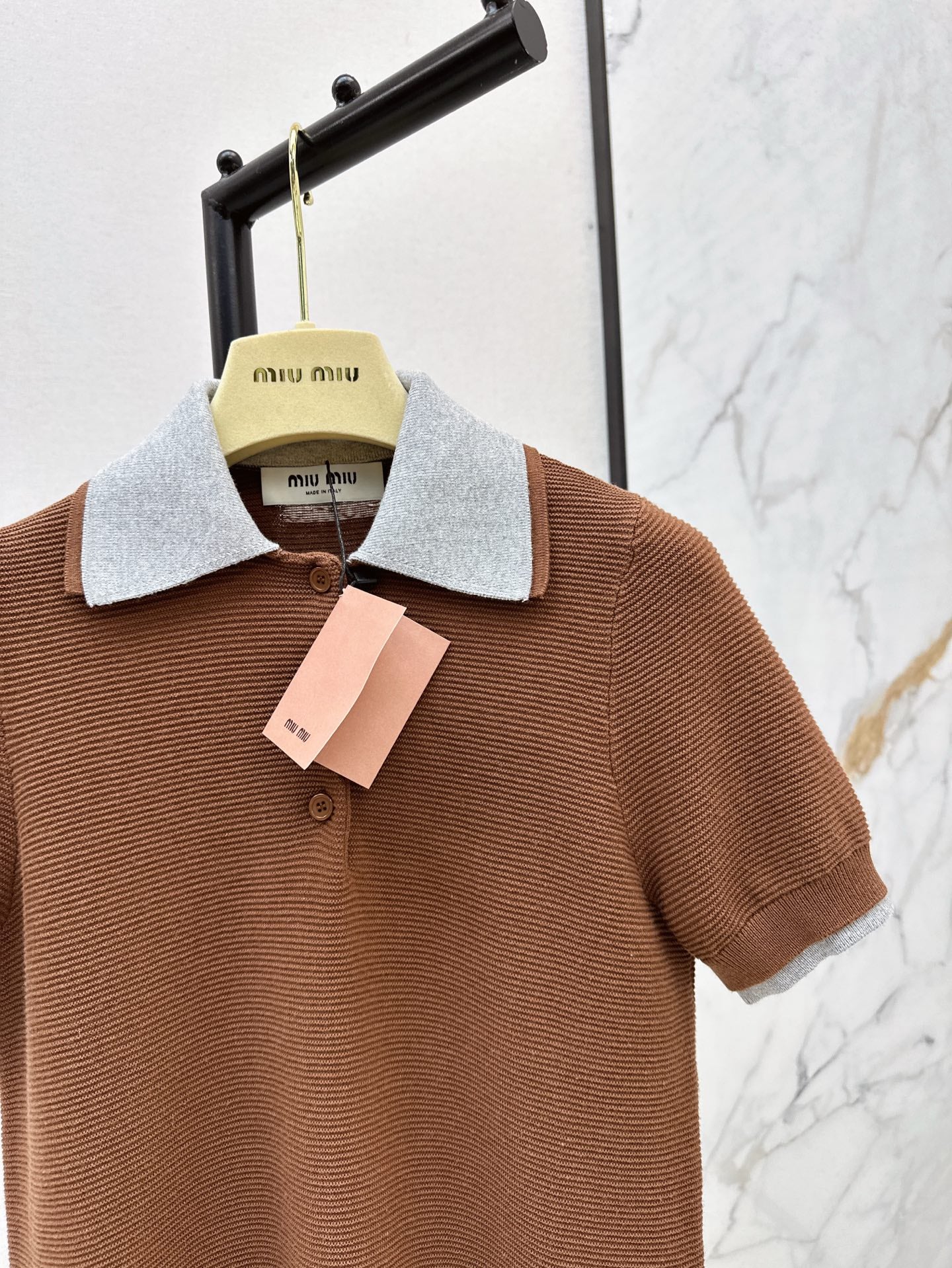 mi 25ss knit polo shirt