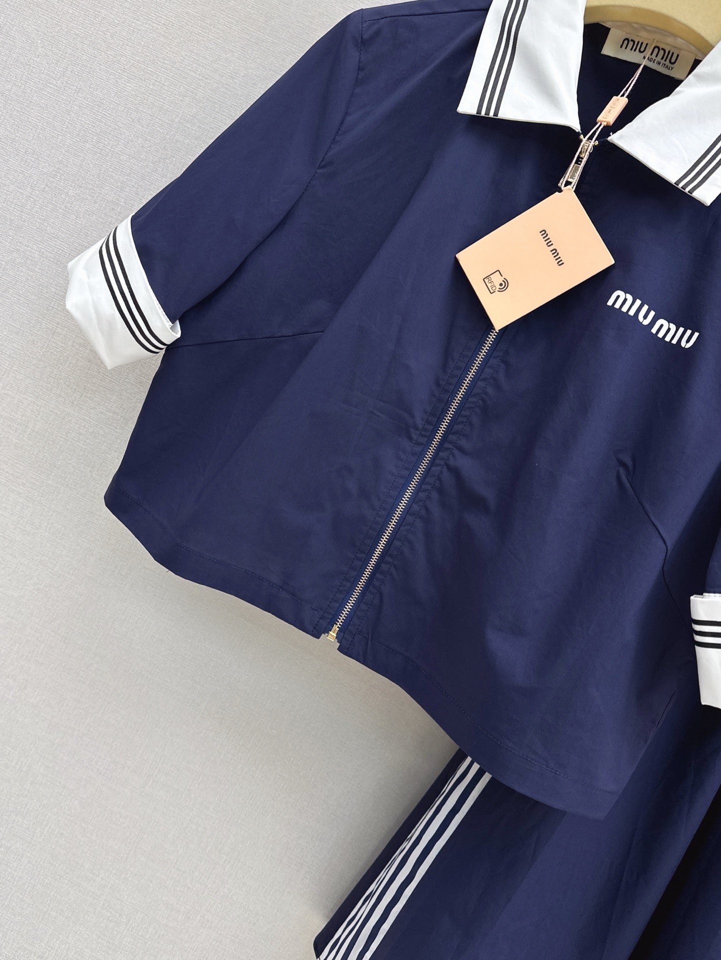 Miu 25ss jacket skirt set