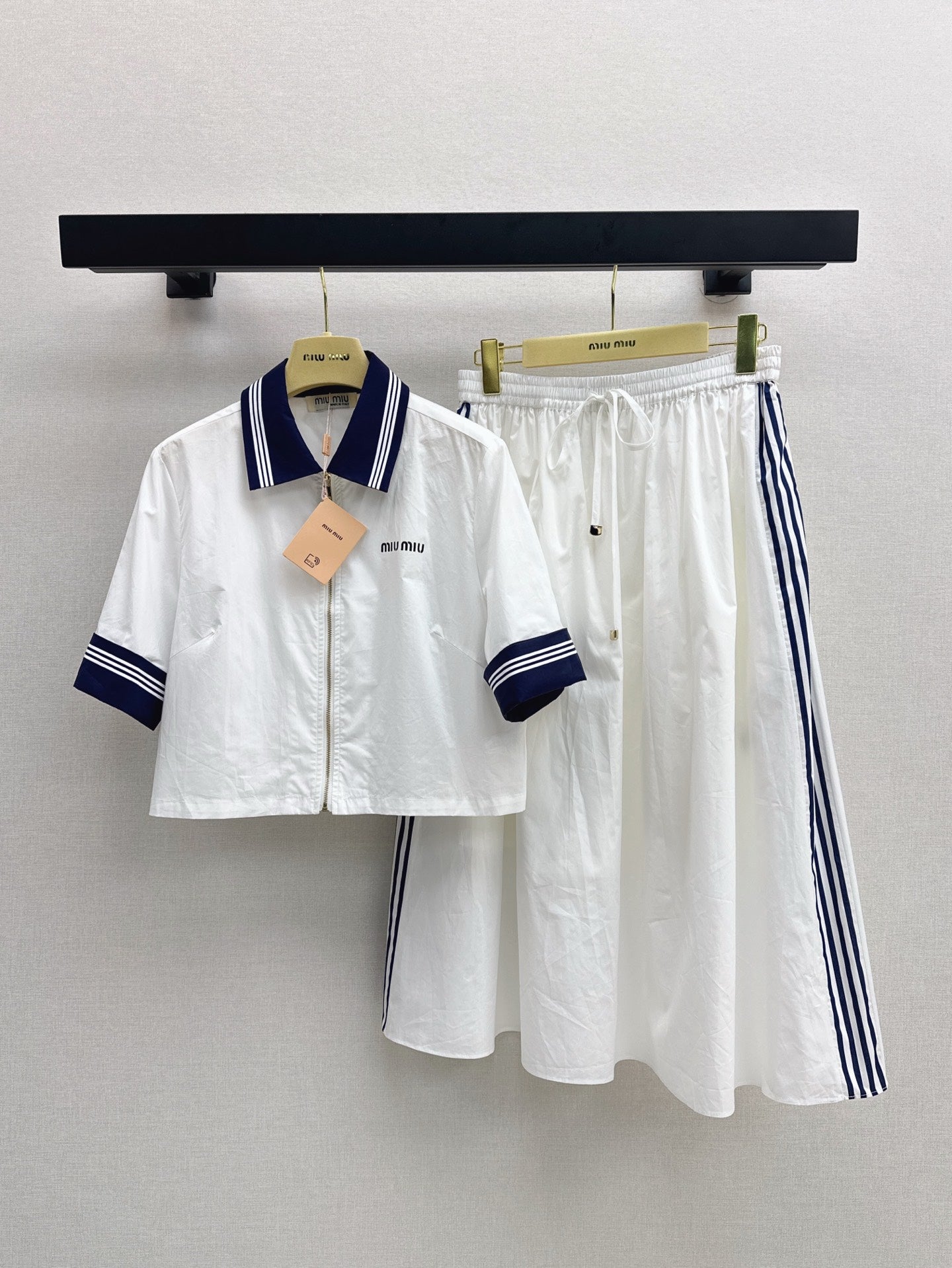Miu 25ss jacket skirt set