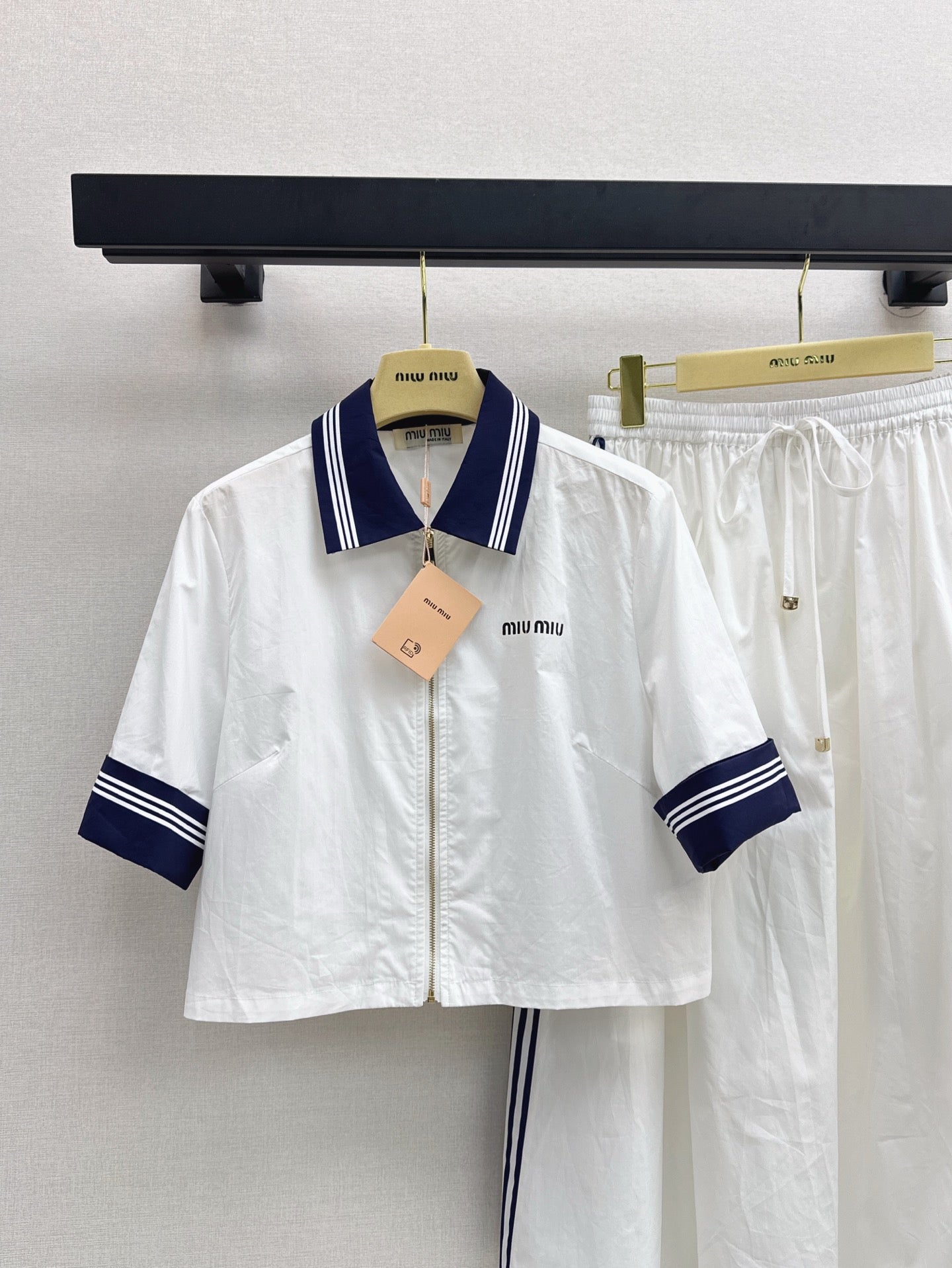 Miu 25ss jacket skirt set
