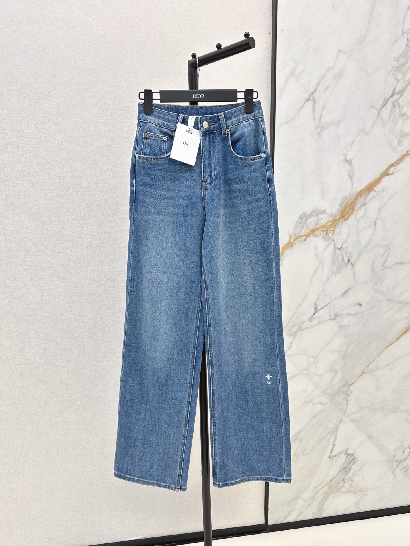 D 25ss embroidered jeans