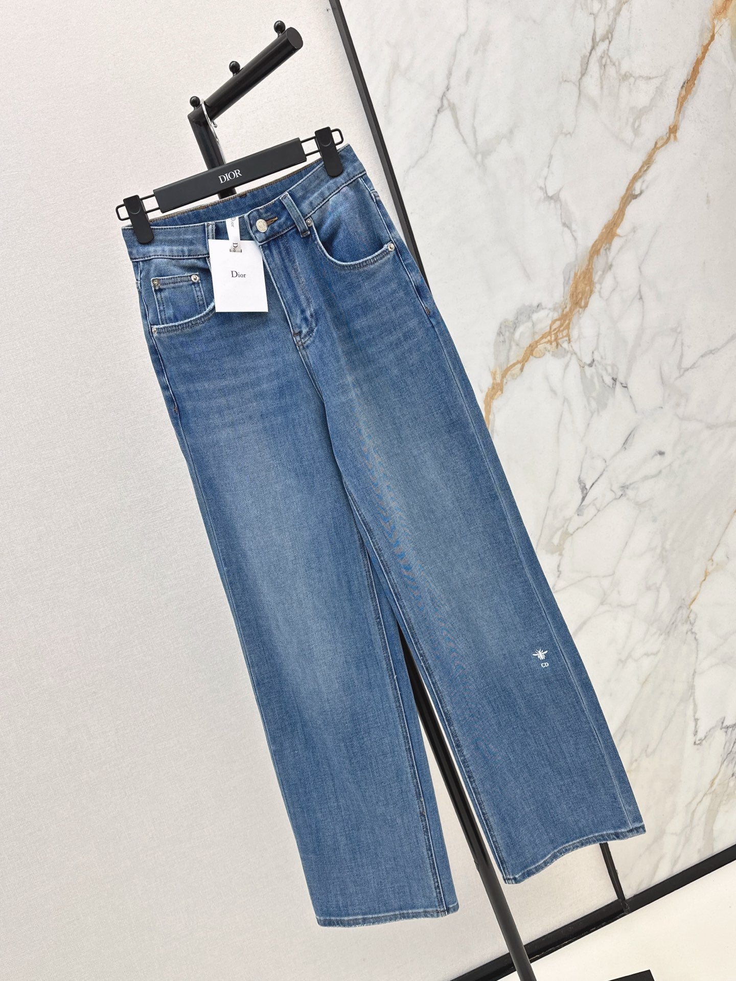 D 25ss embroidered jeans