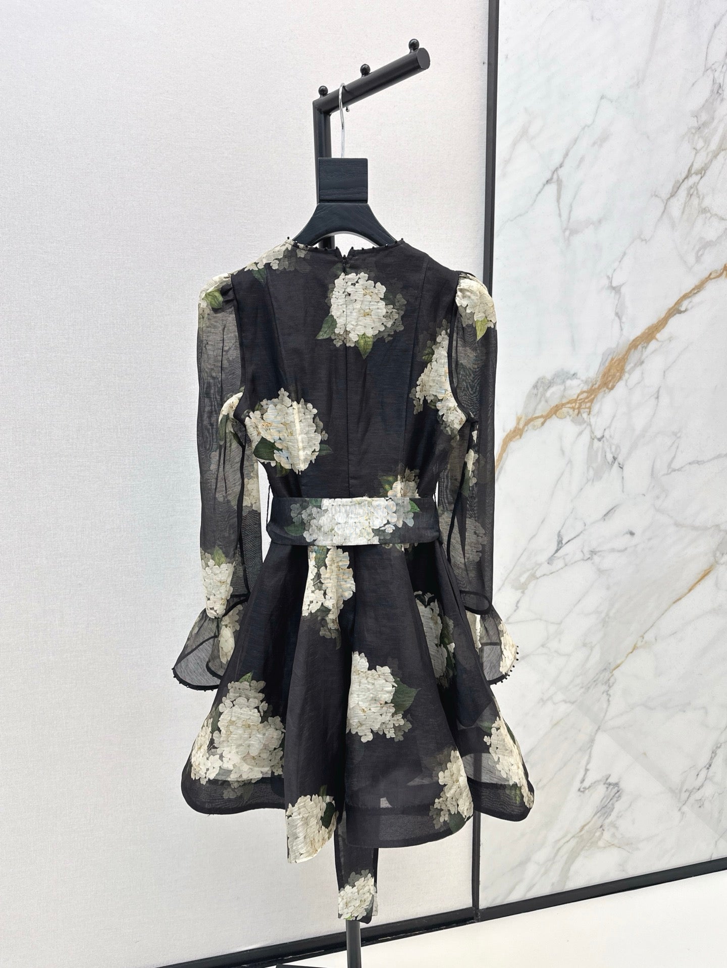 zimm 25ss print silk dress