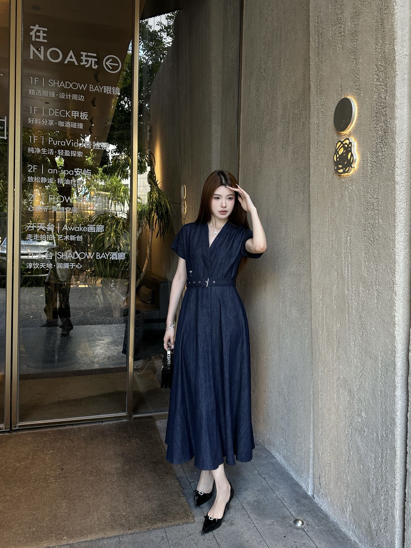D 25ss denim dress
