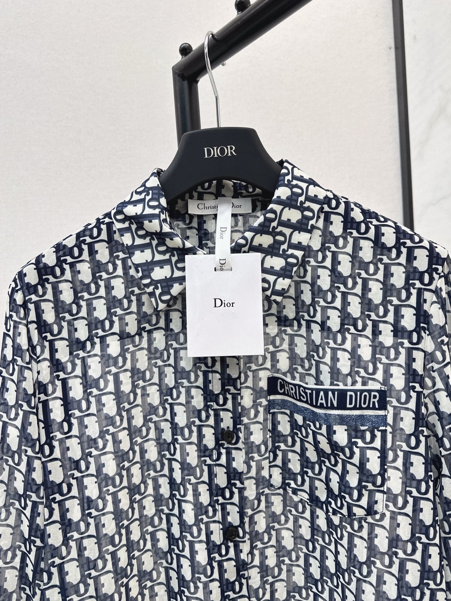 D 25ss print buttons shirt