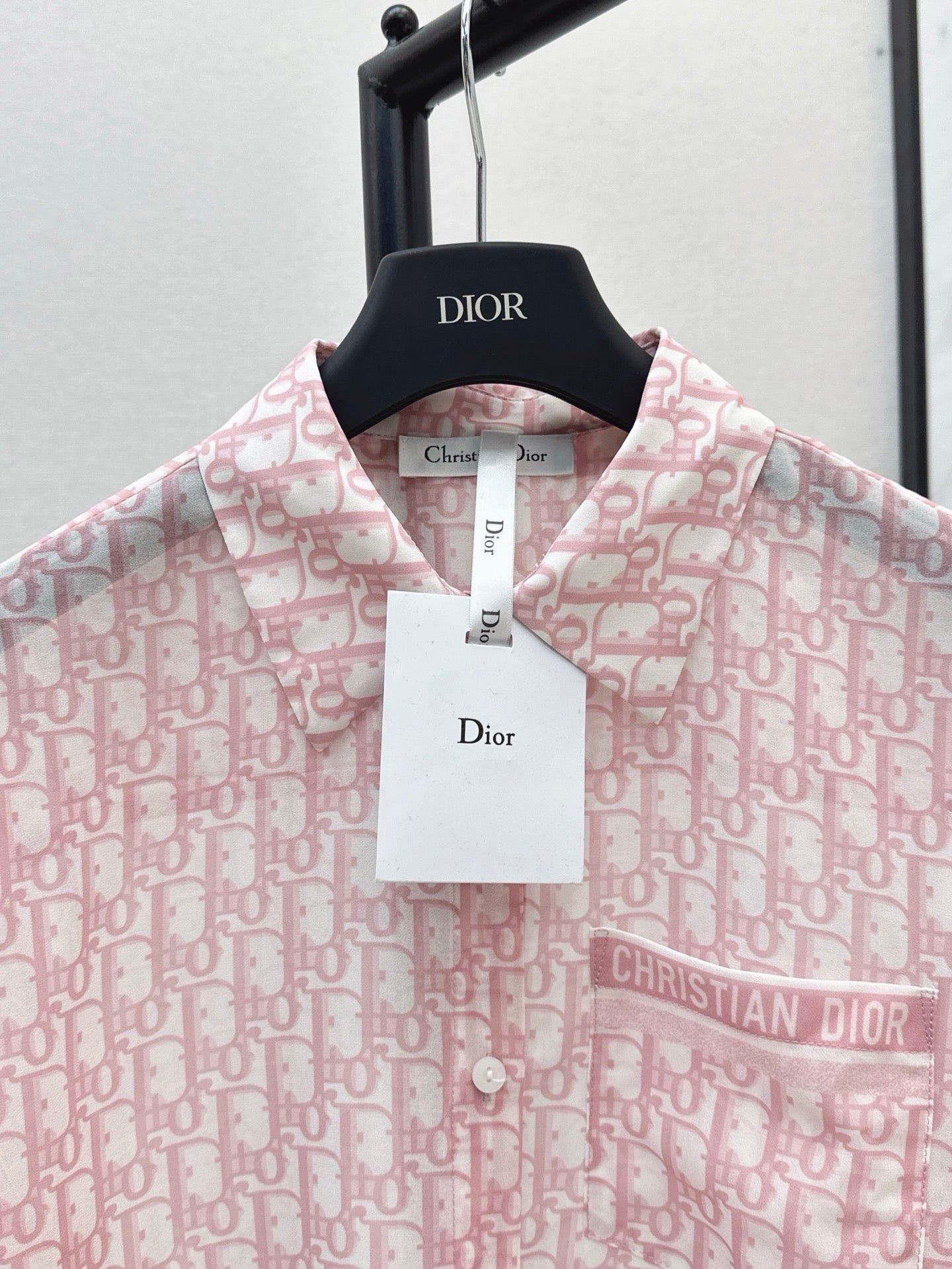 D 25ss print buttons shirt