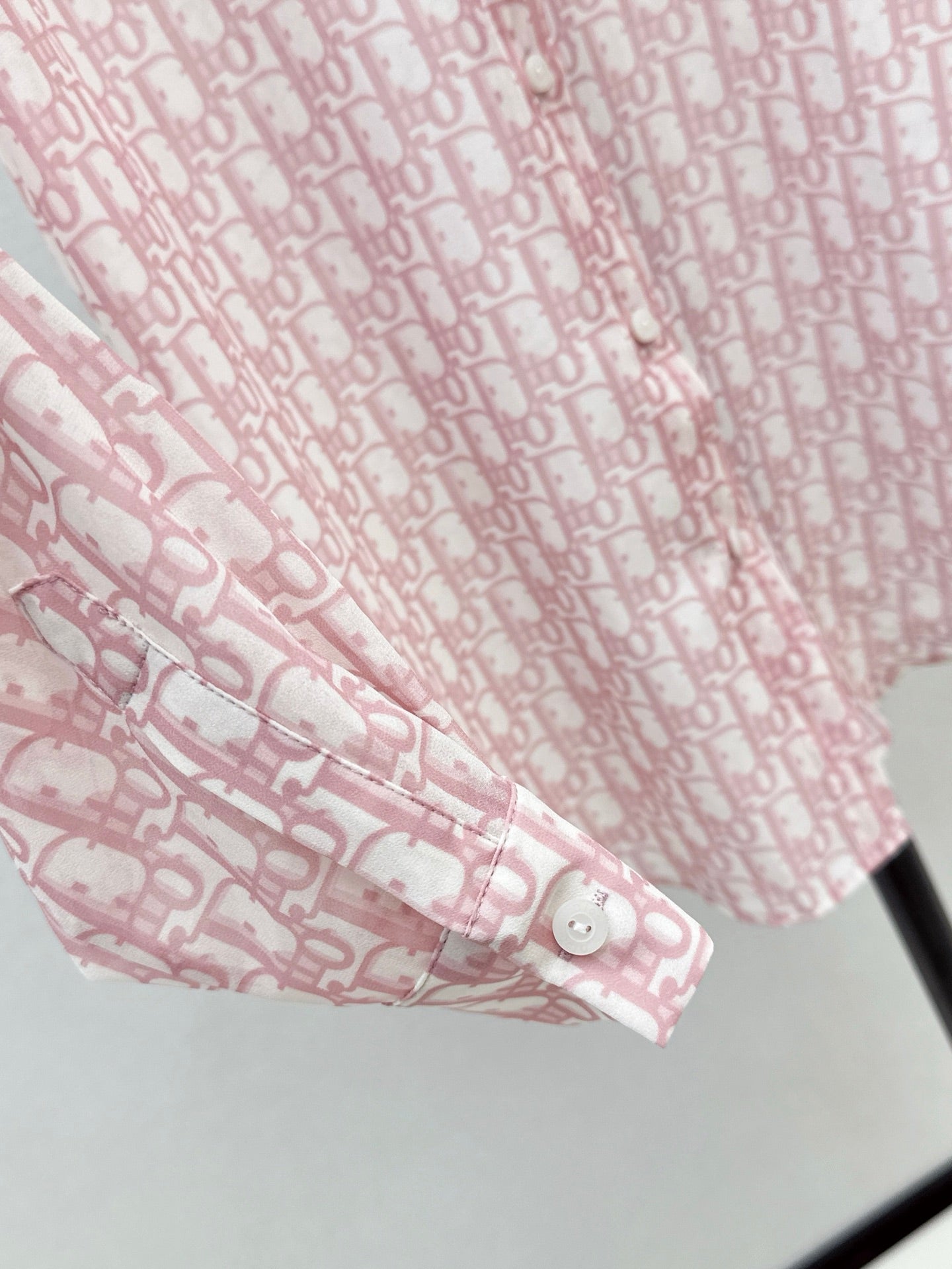 D 25ss print buttons shirt