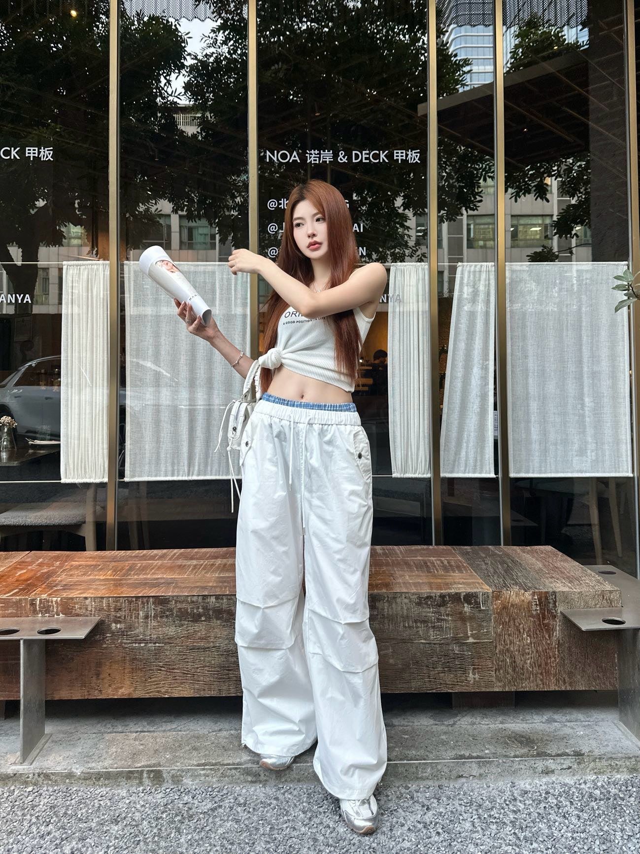 Mi 25ss wide-leg pants