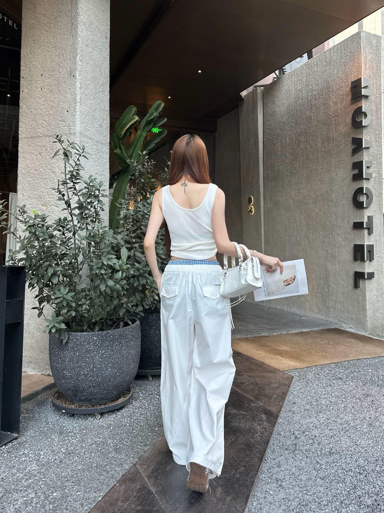 Mi 25ss wide-leg pants