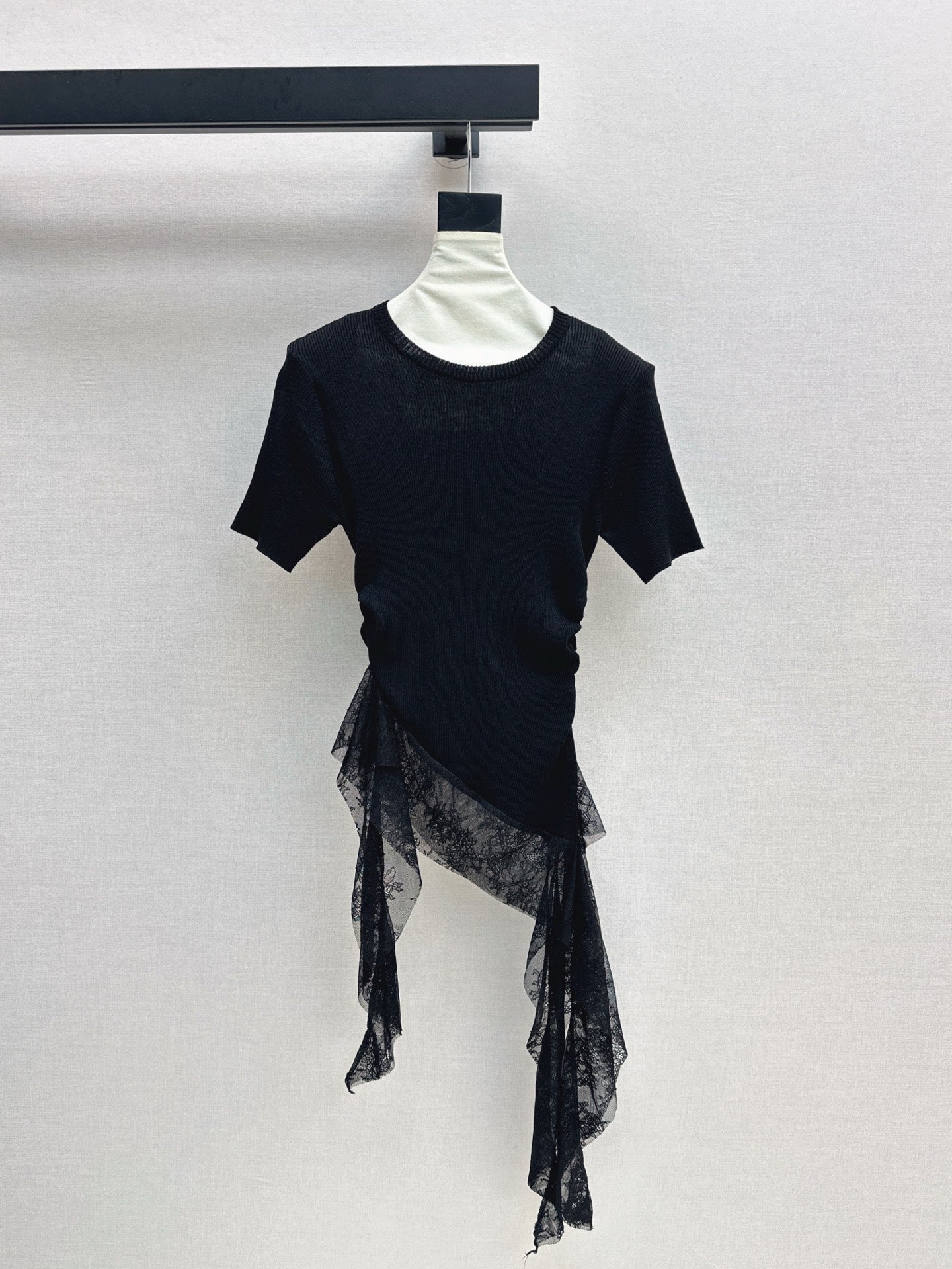 M 25SS Lace knitted shirt