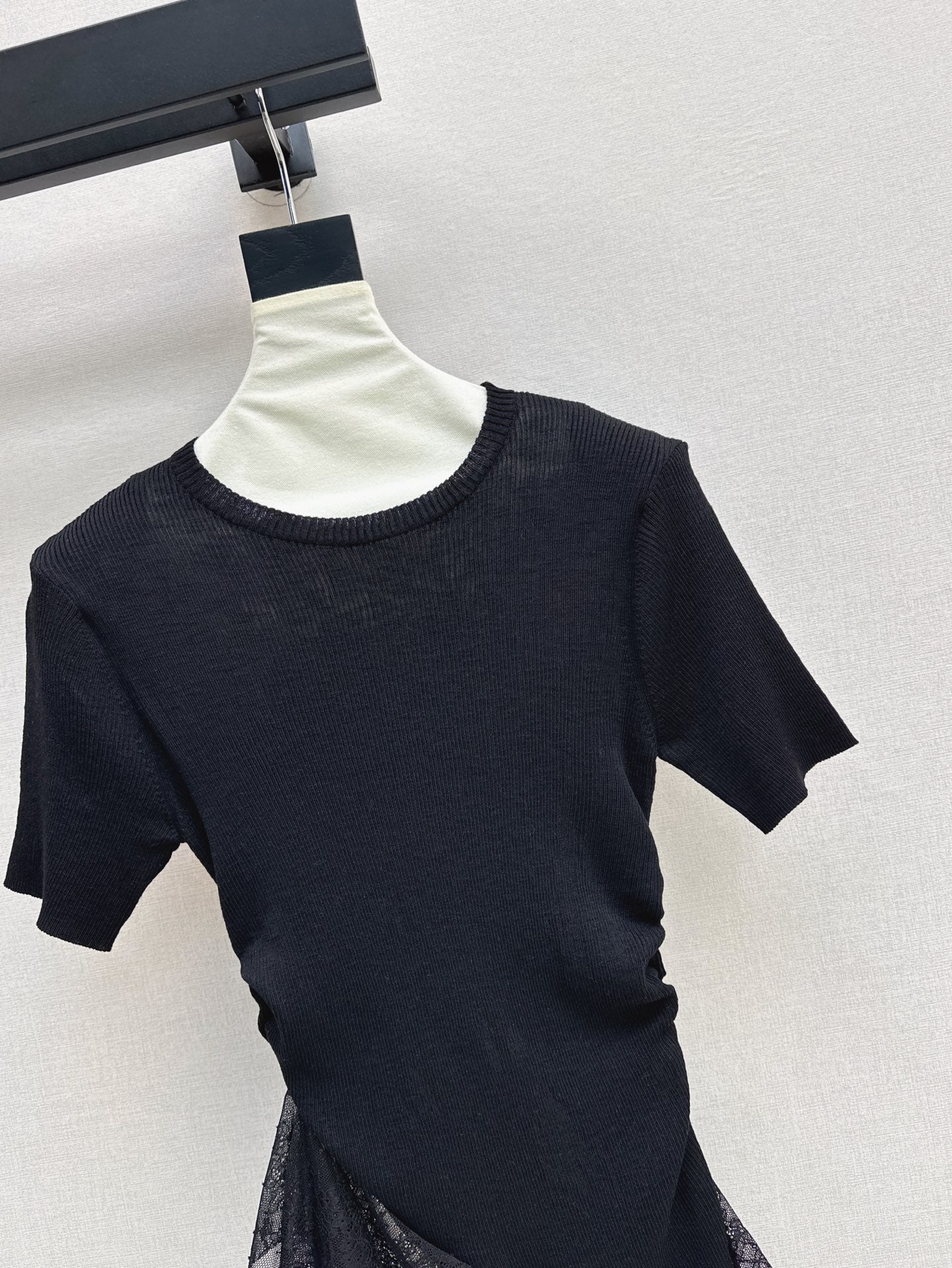 M 25SS Lace knitted shirt