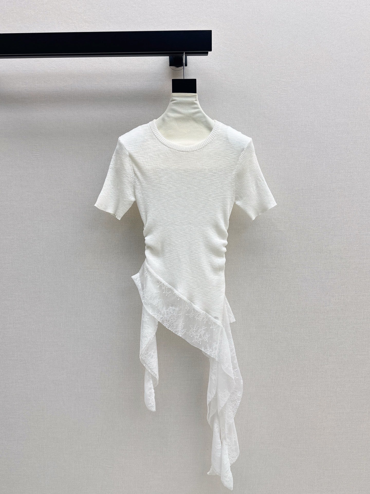 M 25SS Lace knitted shirt