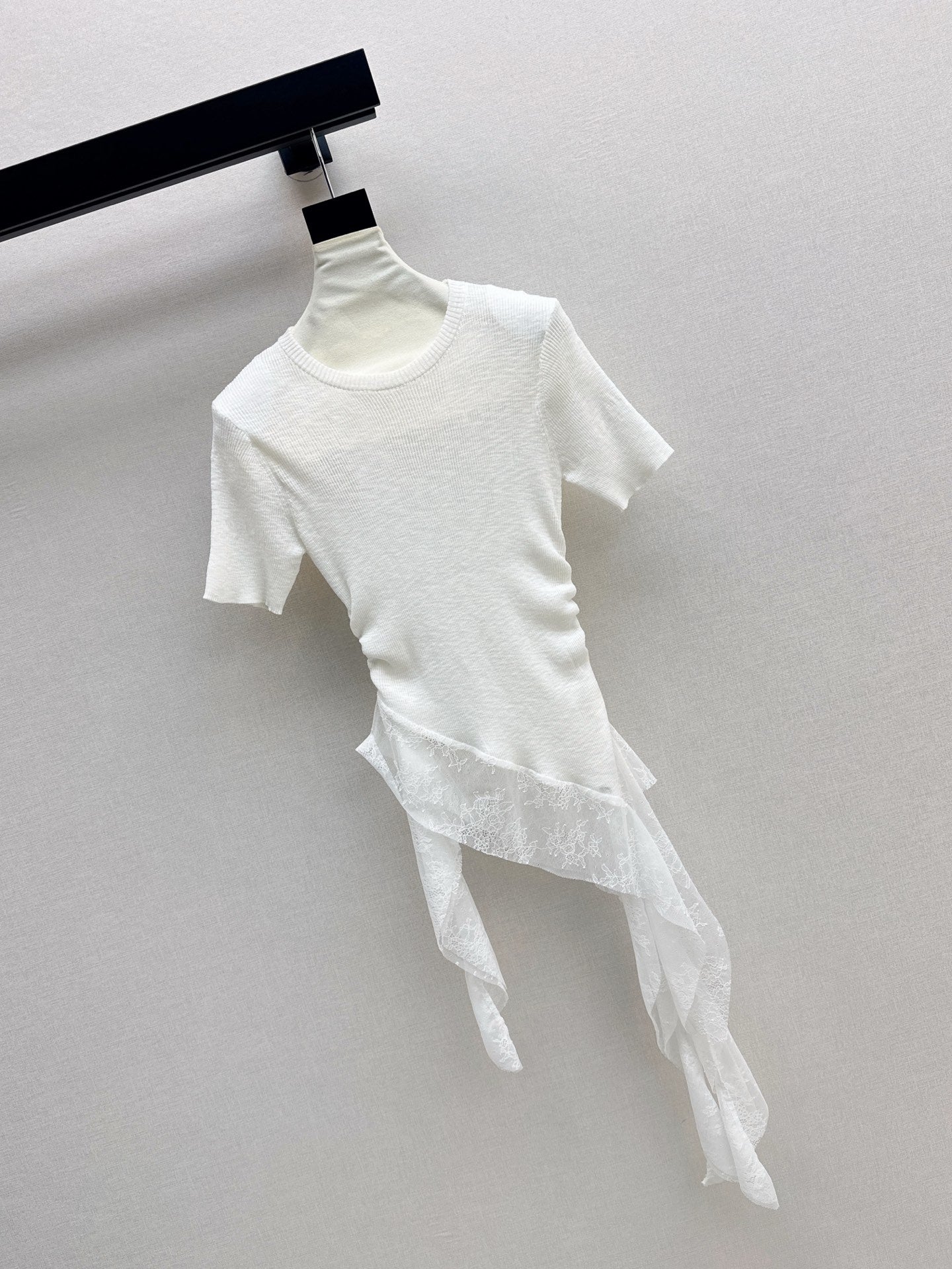 M 25SS Lace knitted shirt