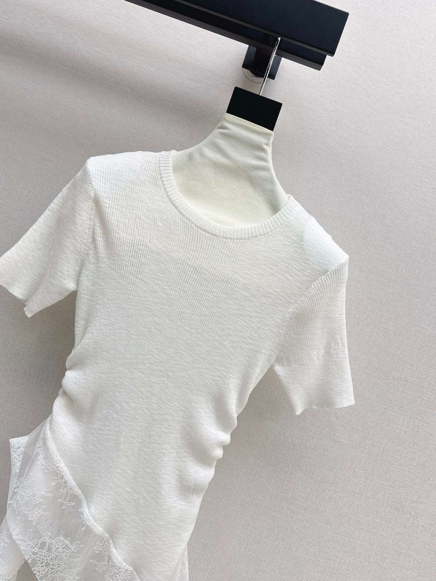 M 25SS Lace knitted shirt