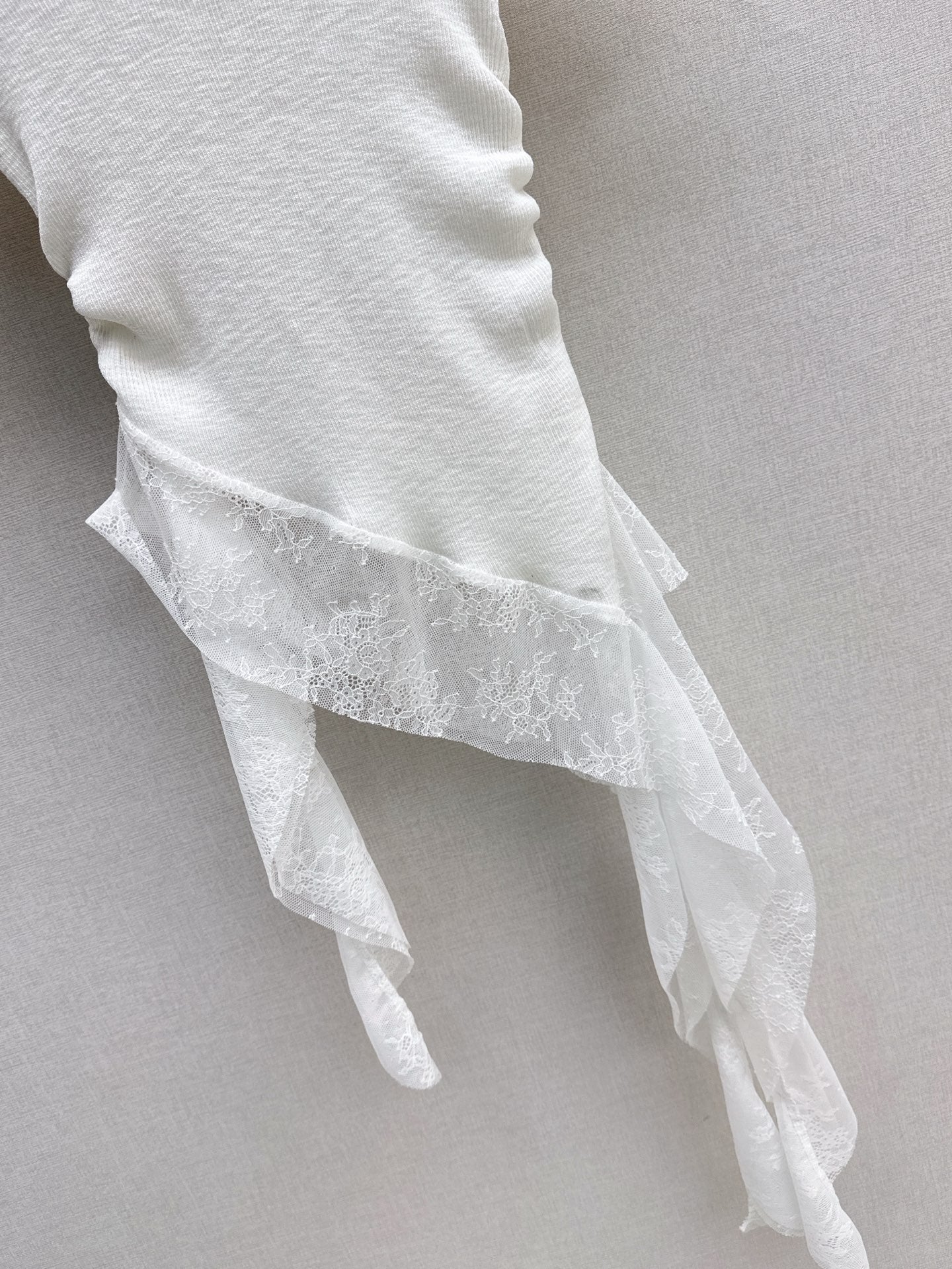 M 25SS Lace knitted shirt