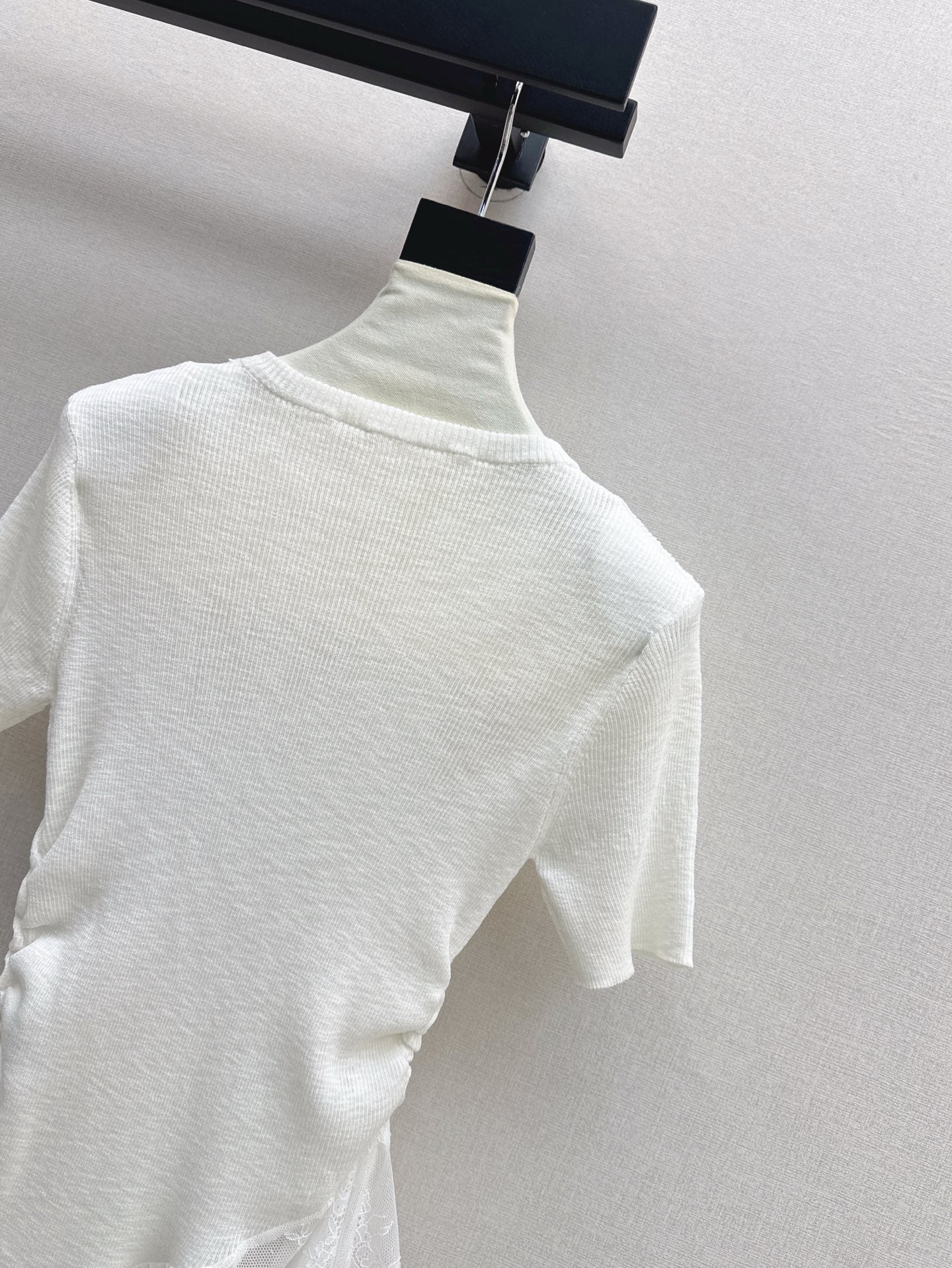M 25SS Lace knitted shirt