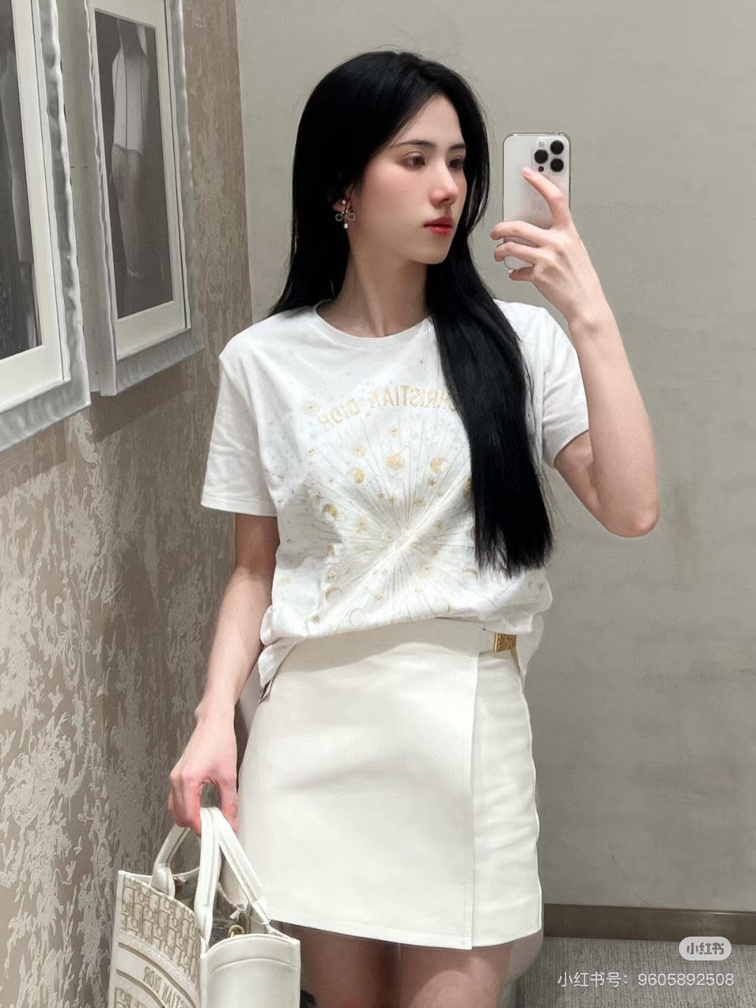 CD 25ss embroidered t-shirt
