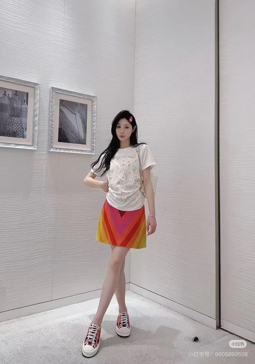 CD 25ss embroidered t-shirt