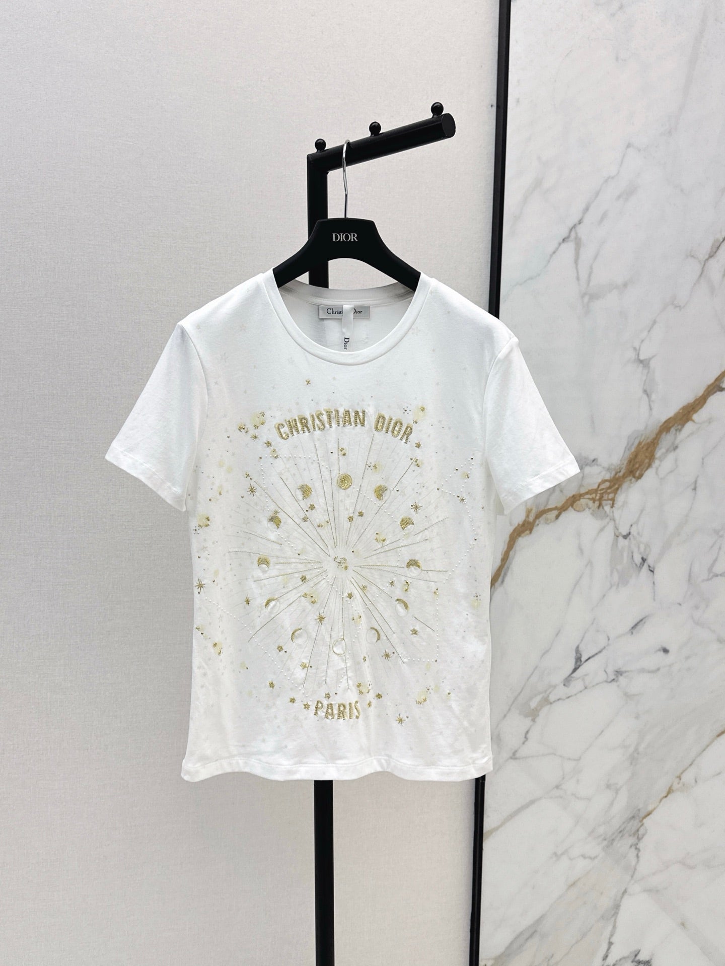 CD 25ss embroidered t-shirt