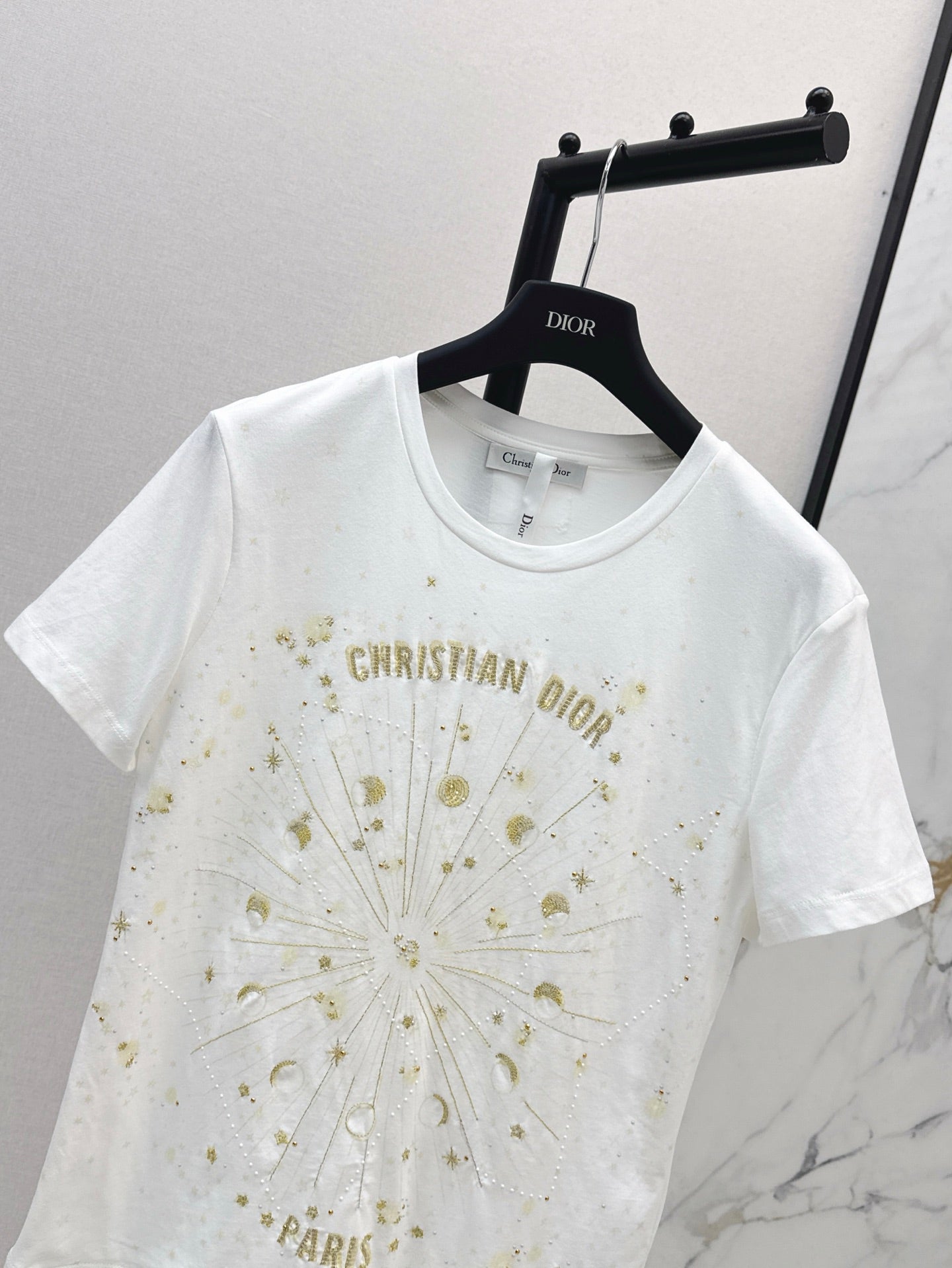 CD 25ss embroidered t-shirt
