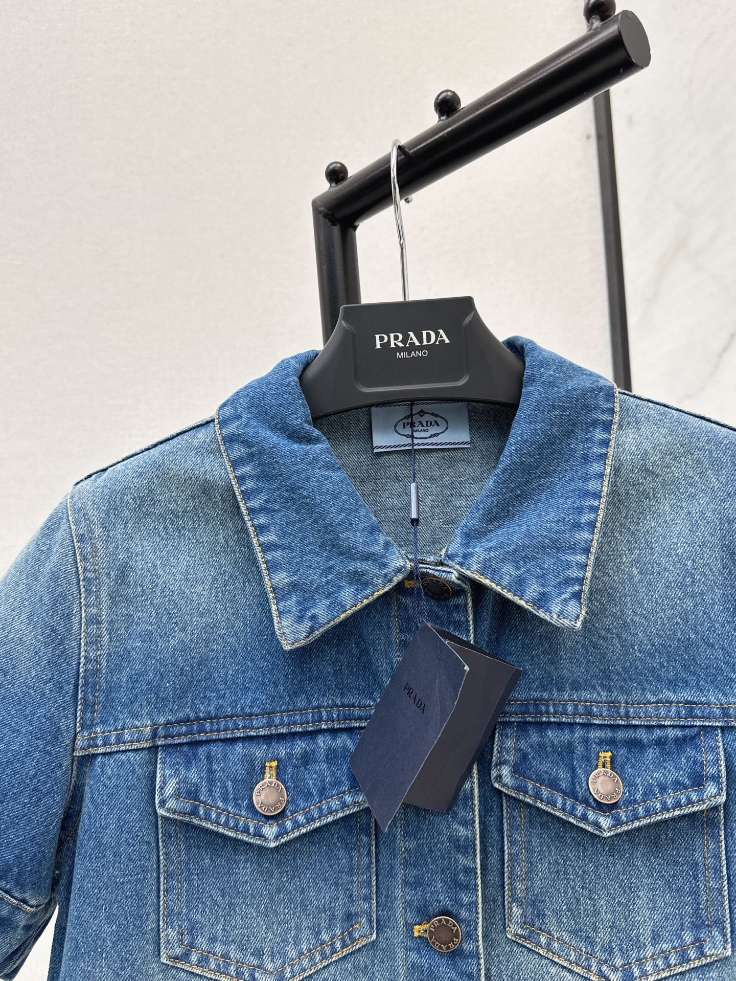 Pra 25ss crop denim jacket