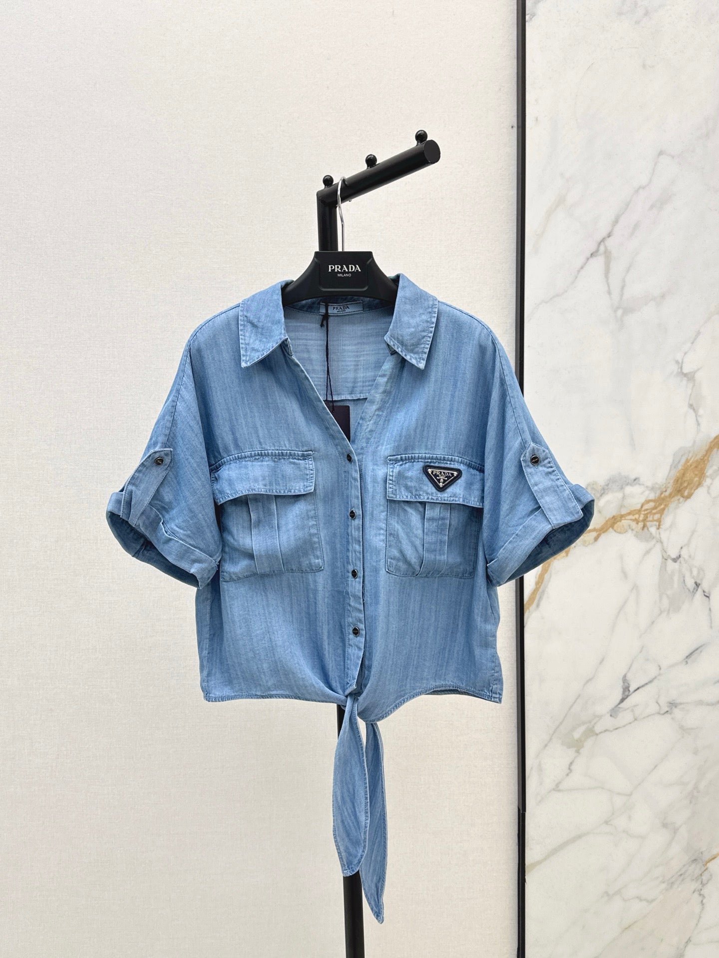 Pra 25ss denim shirt