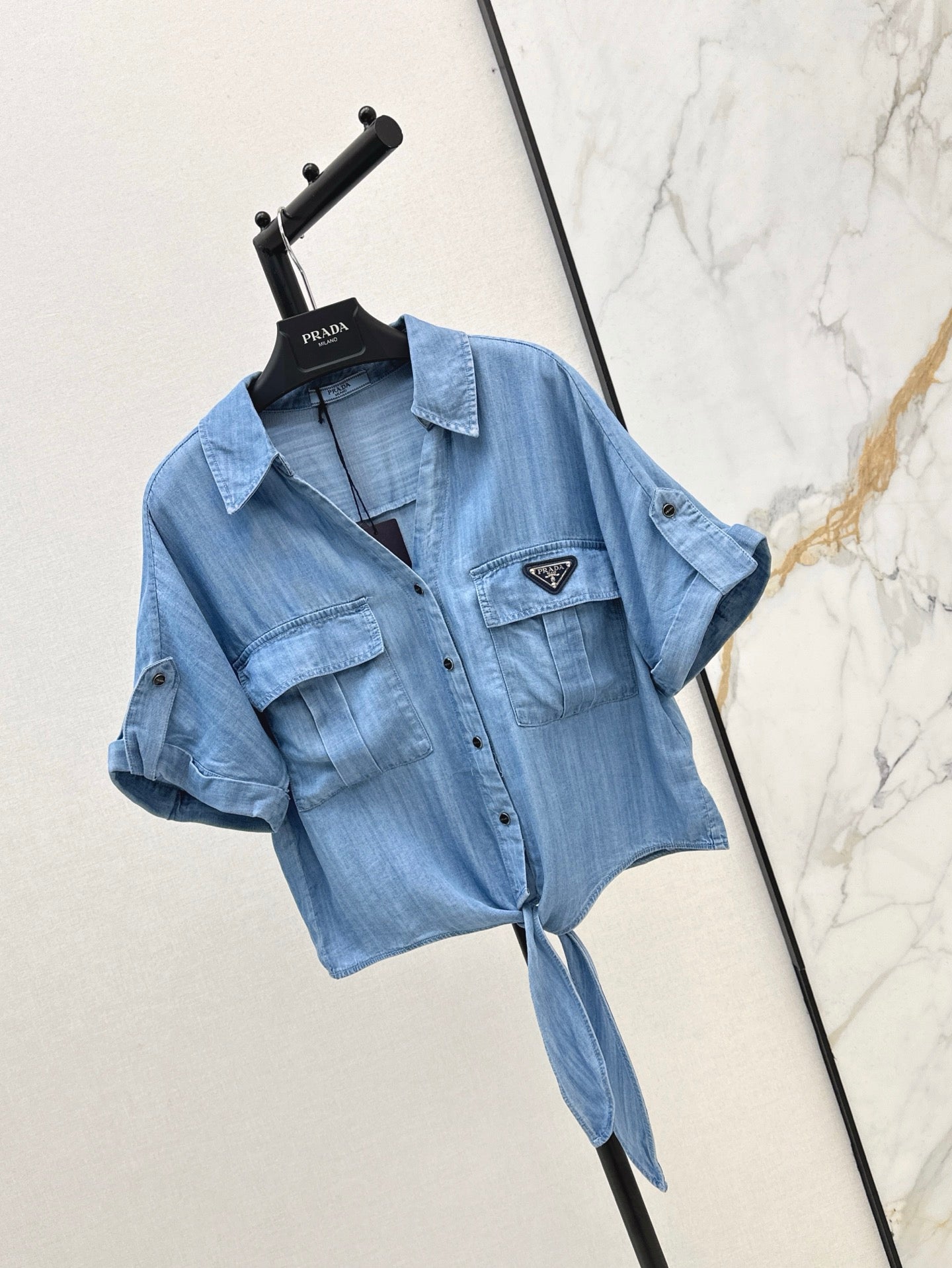 Pra 25ss denim shirt