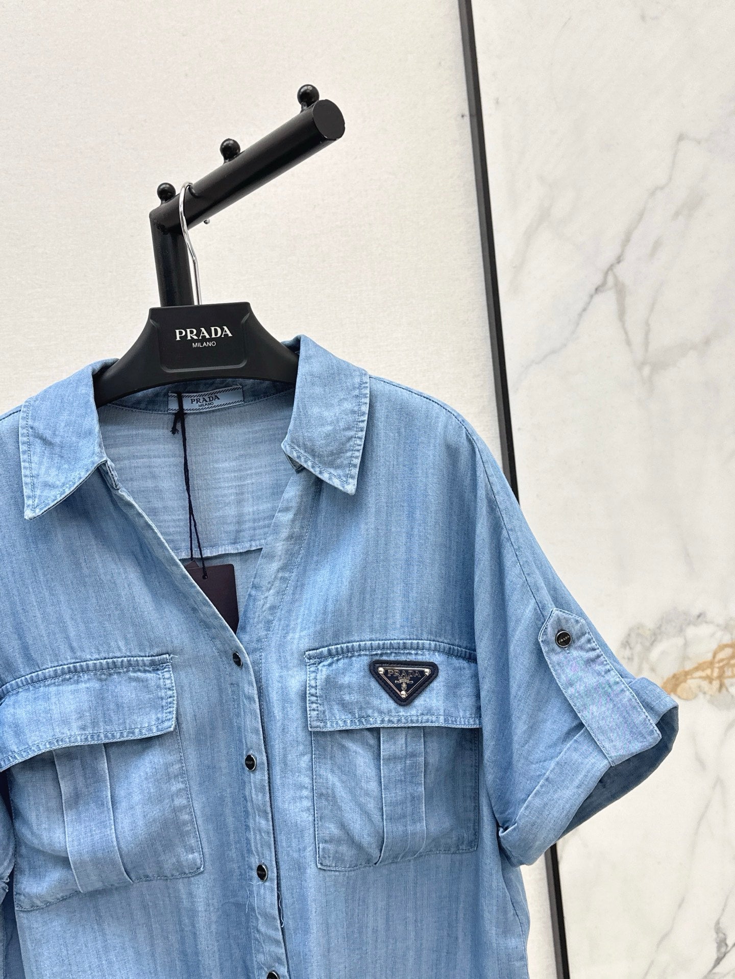 Pra 25ss denim shirt