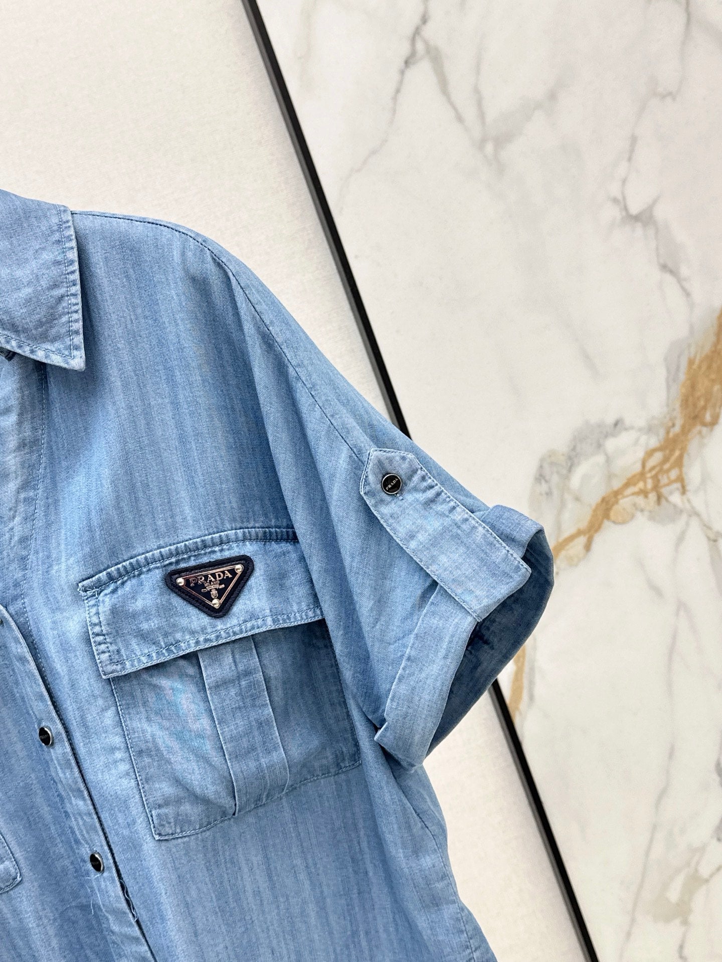 Pra 25ss denim shirt