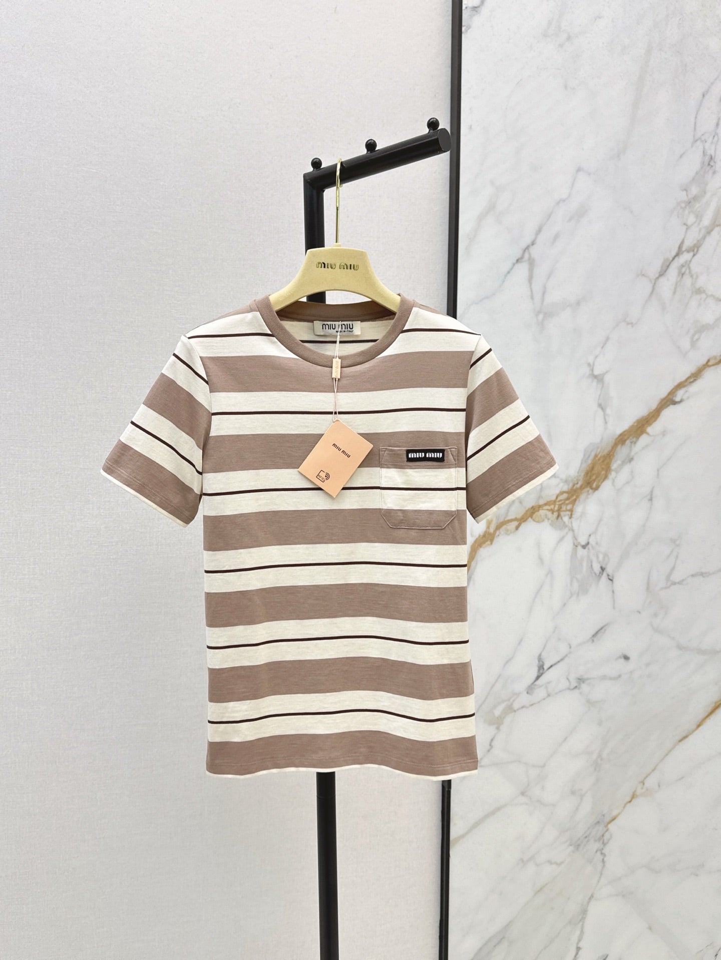 Mi 25ss stripe t-shirt