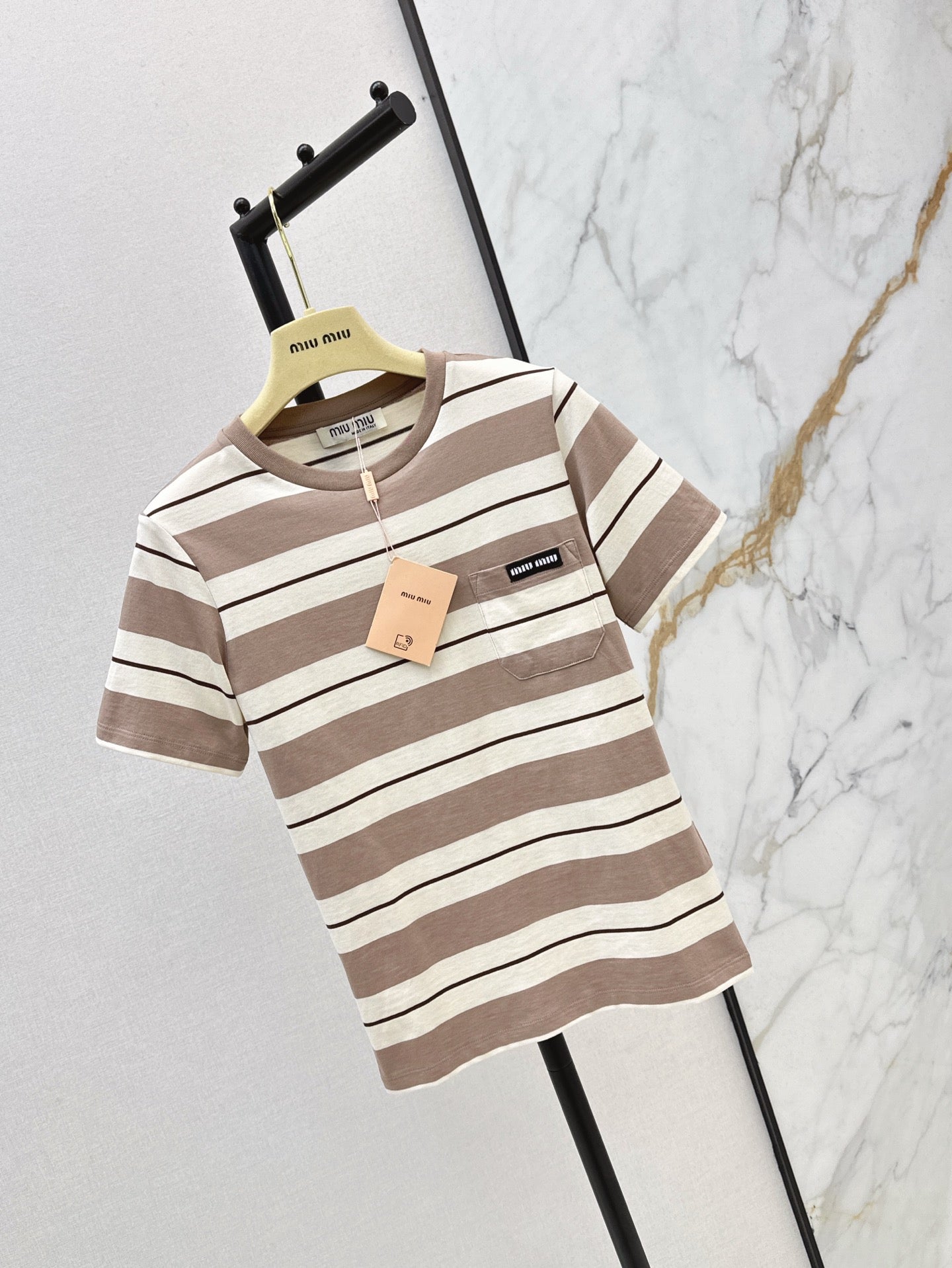 Mi 25ss stripe t-shirt