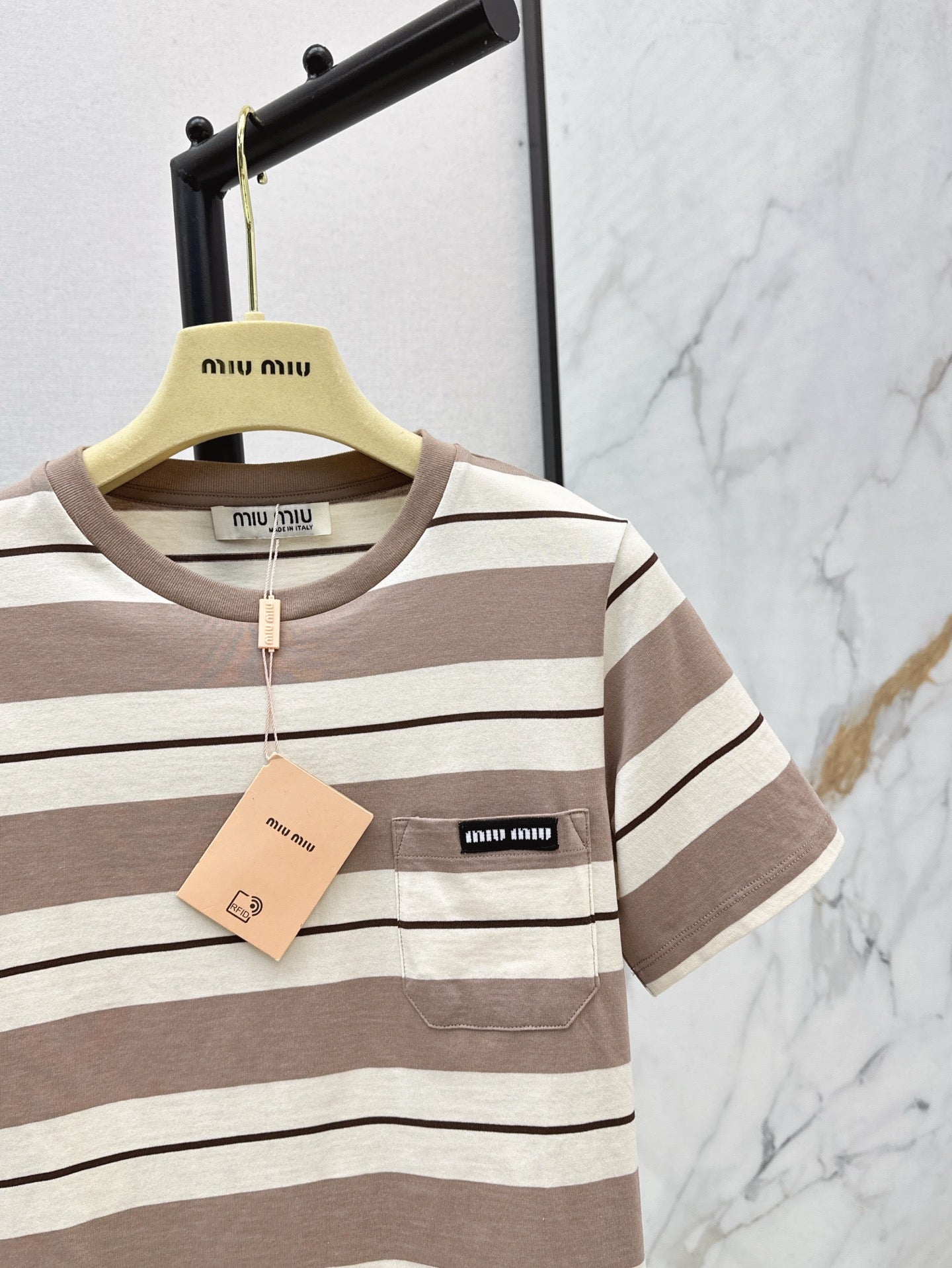 Mi 25ss stripe t-shirt