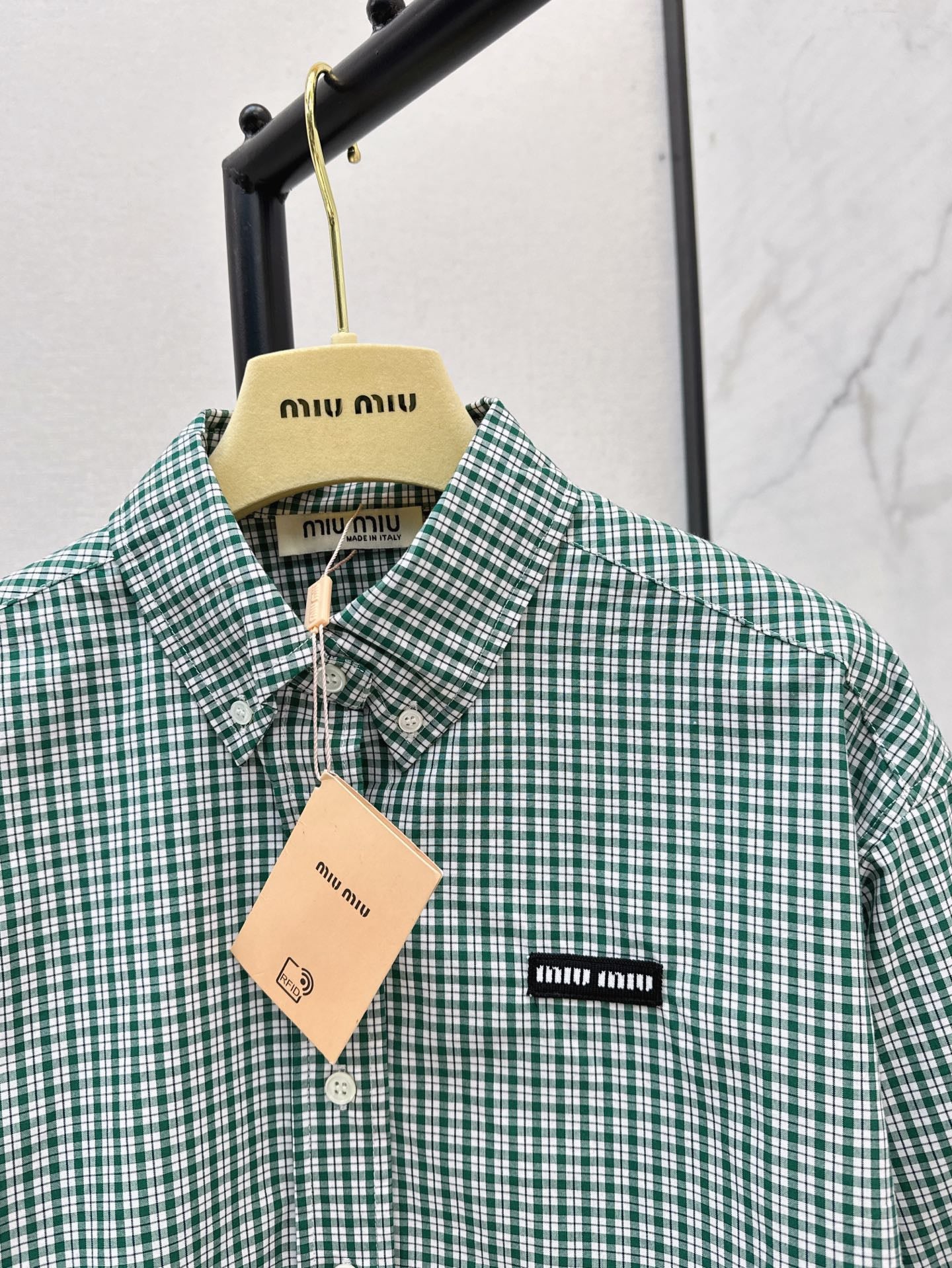 Mi 25ss embroidered shirt