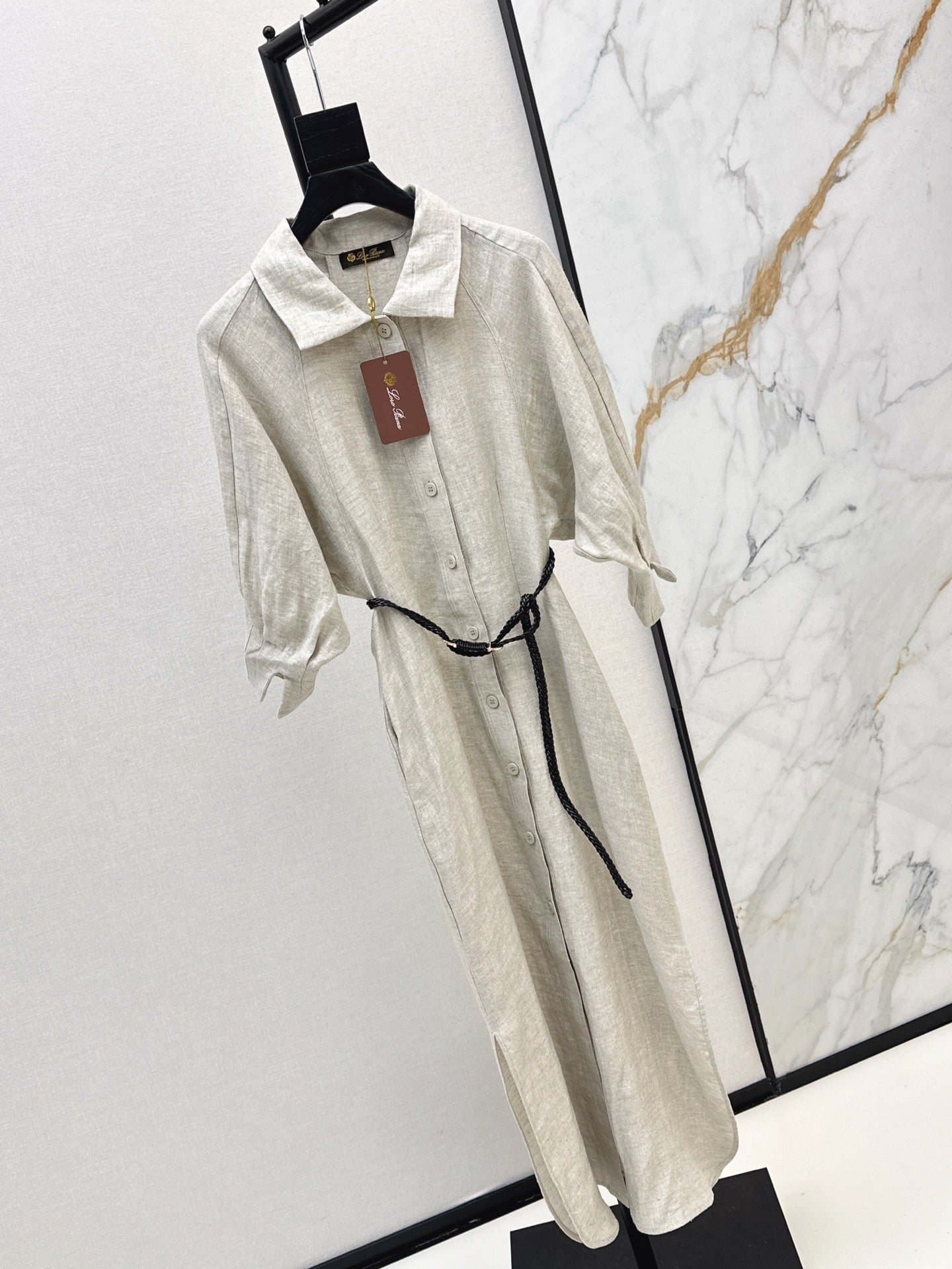 Loro 25ss linen dress