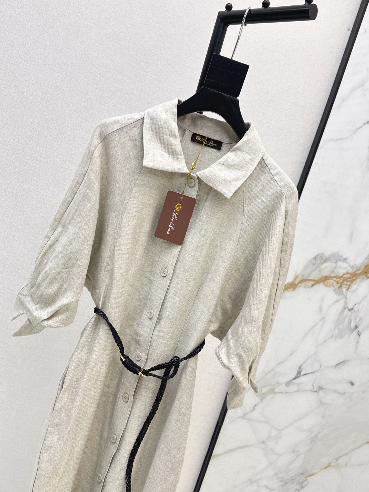 Loro 25ss linen dress