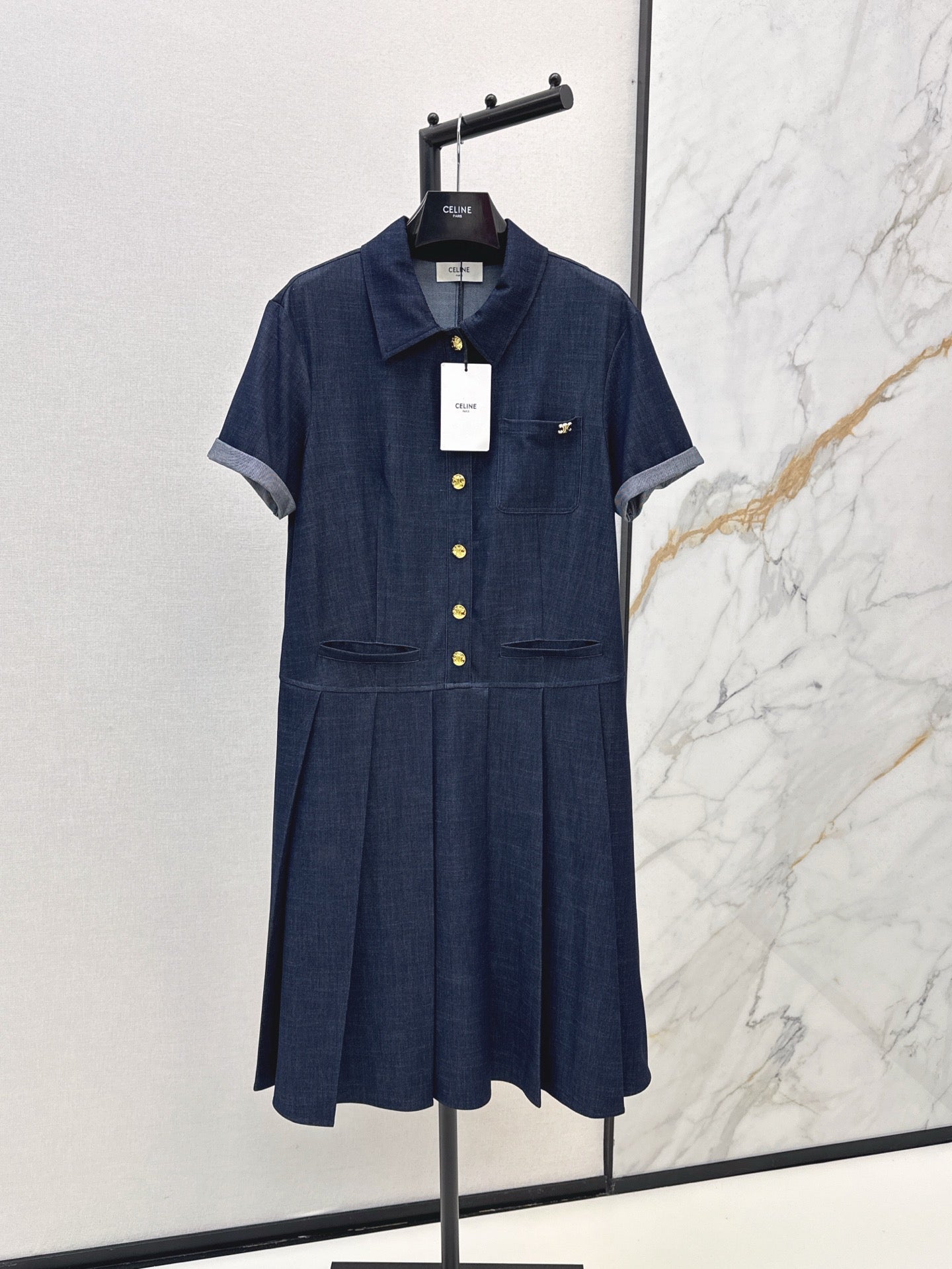 Ce 25SS denim dress