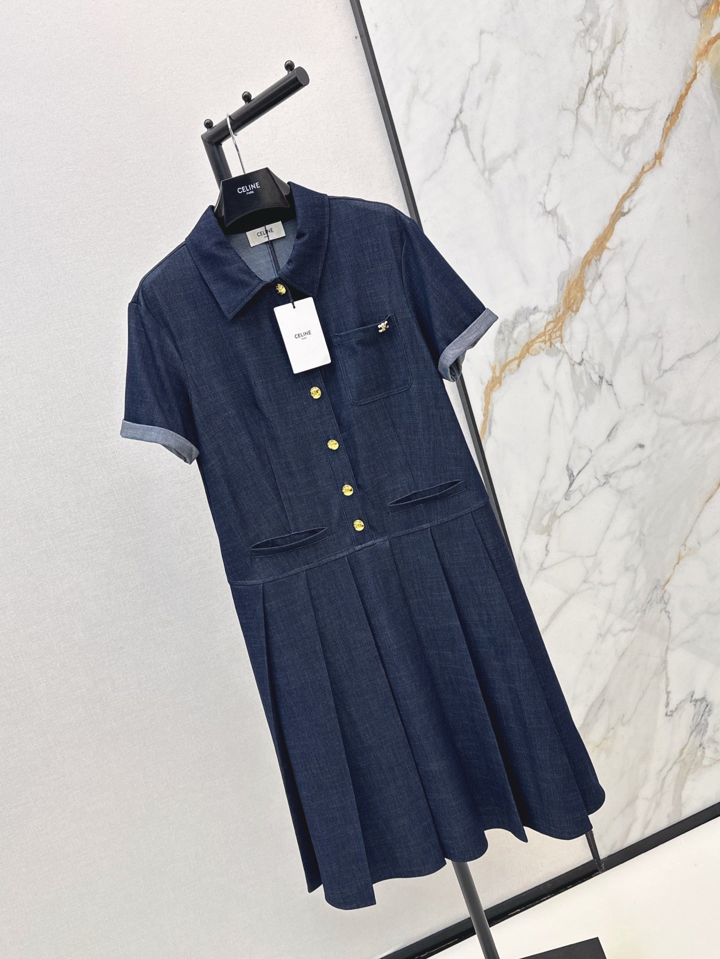 Ce 25SS denim dress