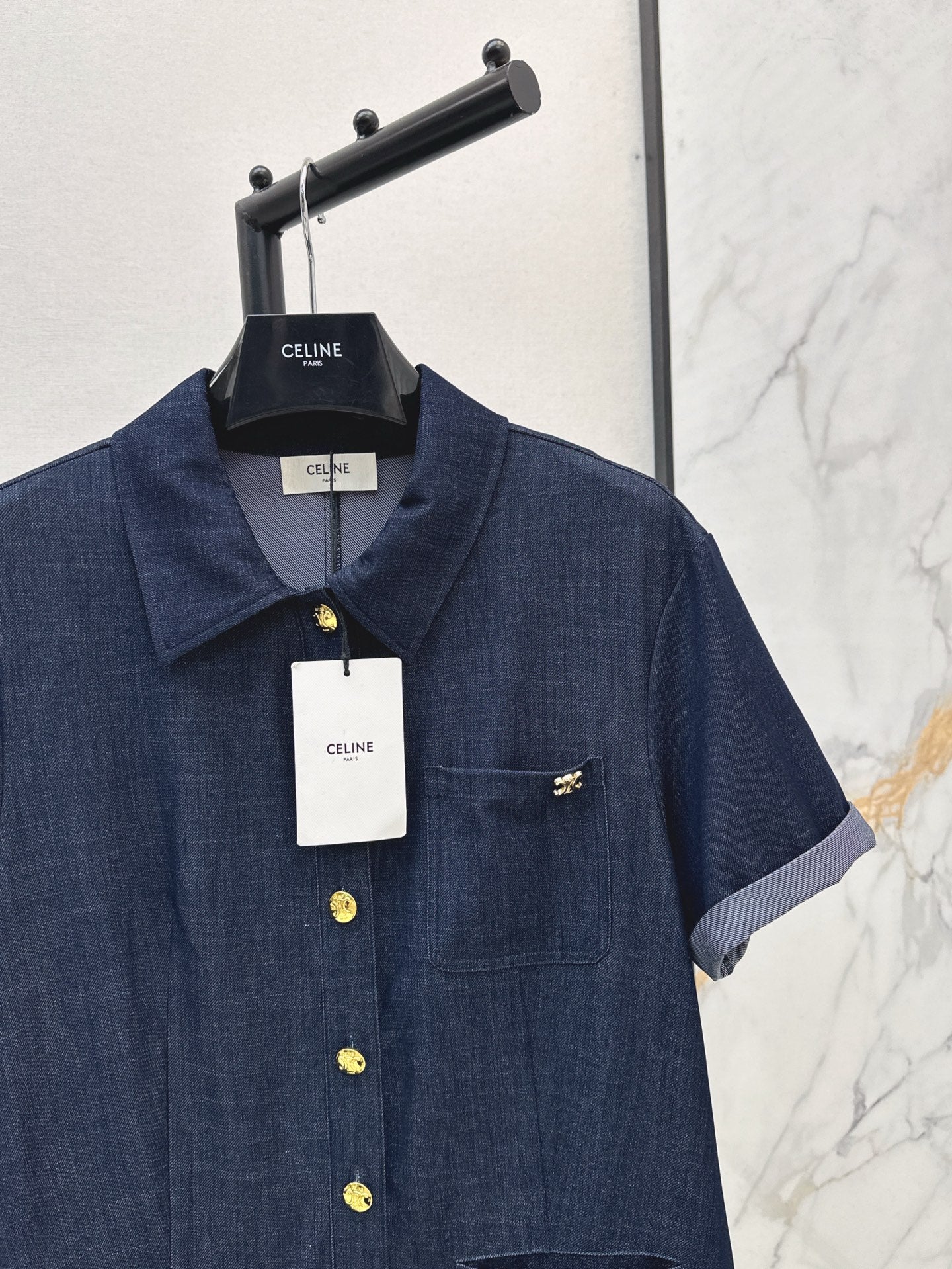 Ce 25SS denim dress