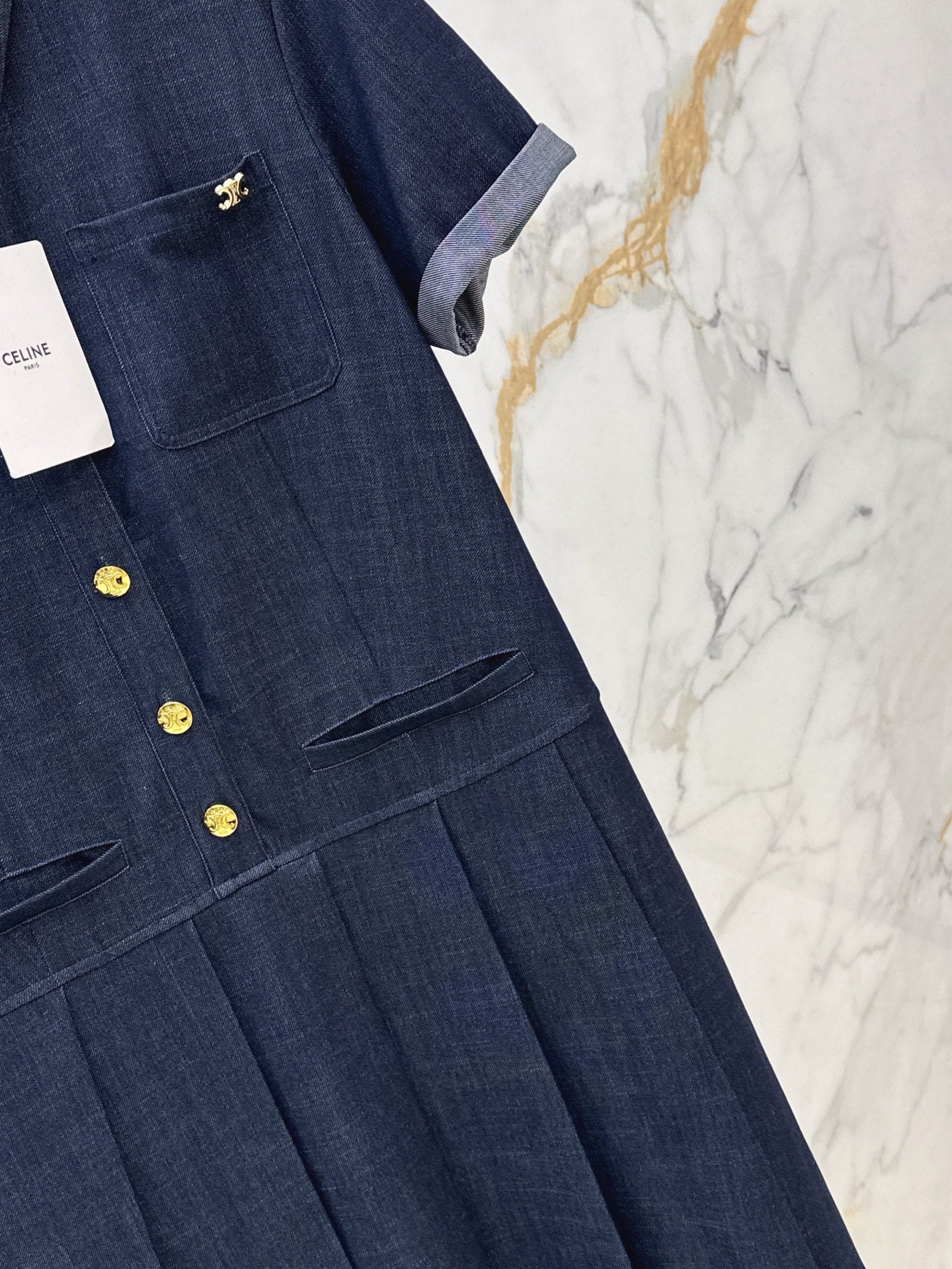 Ce 25SS denim dress