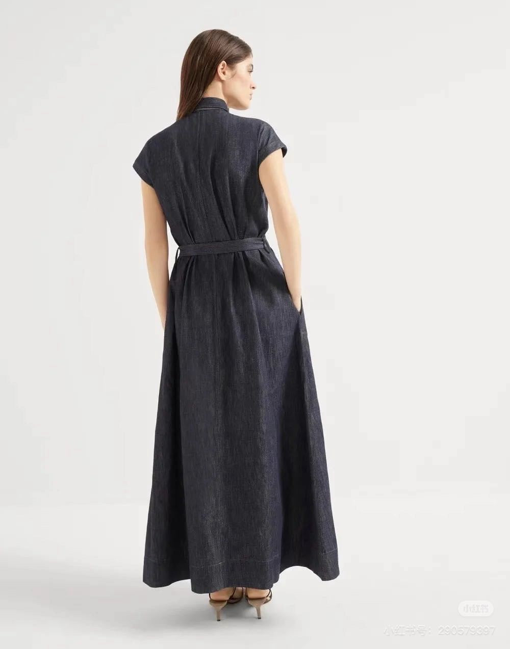 Brune 25ss denim dress