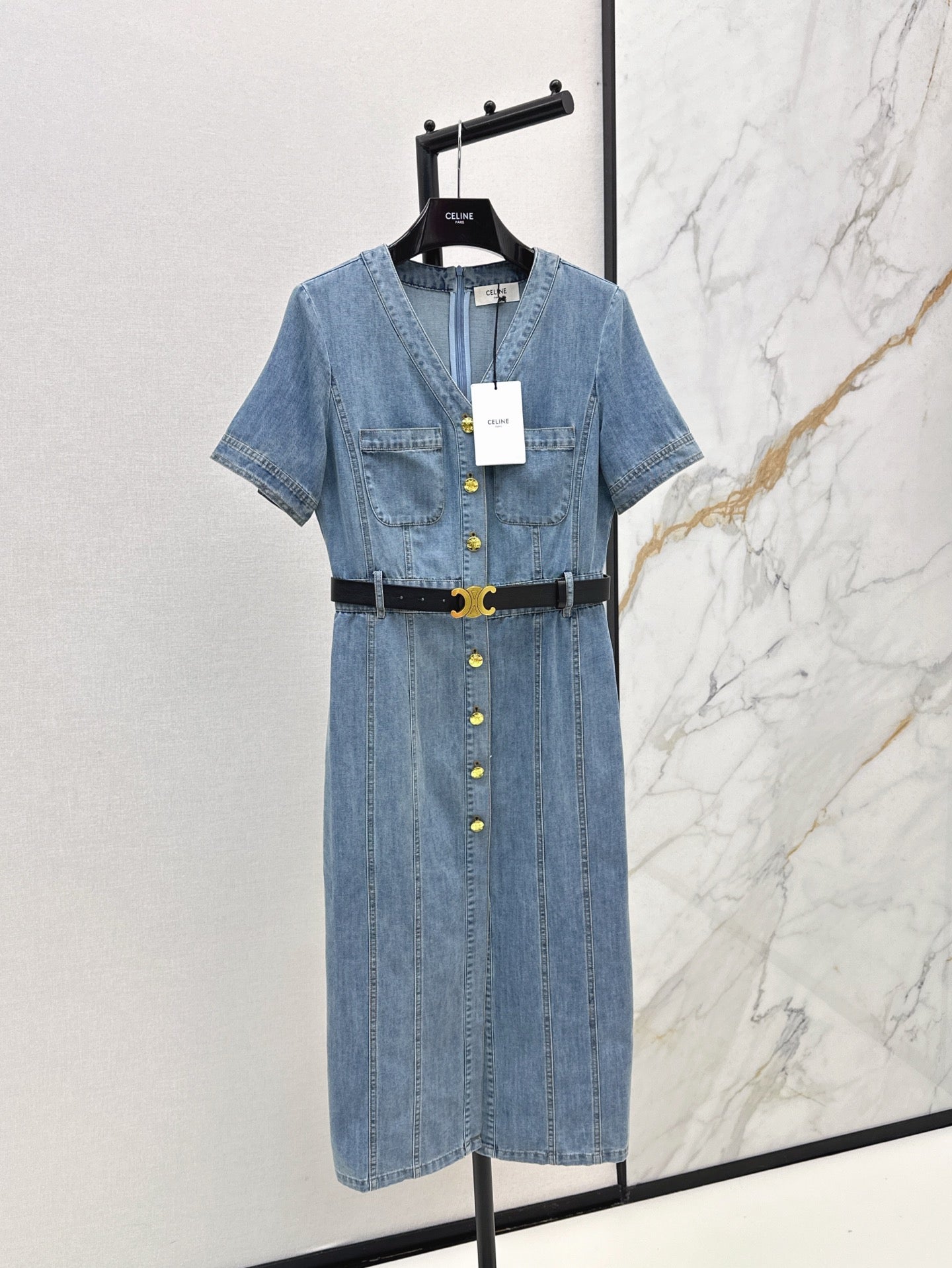 Cel 25ss denim dress