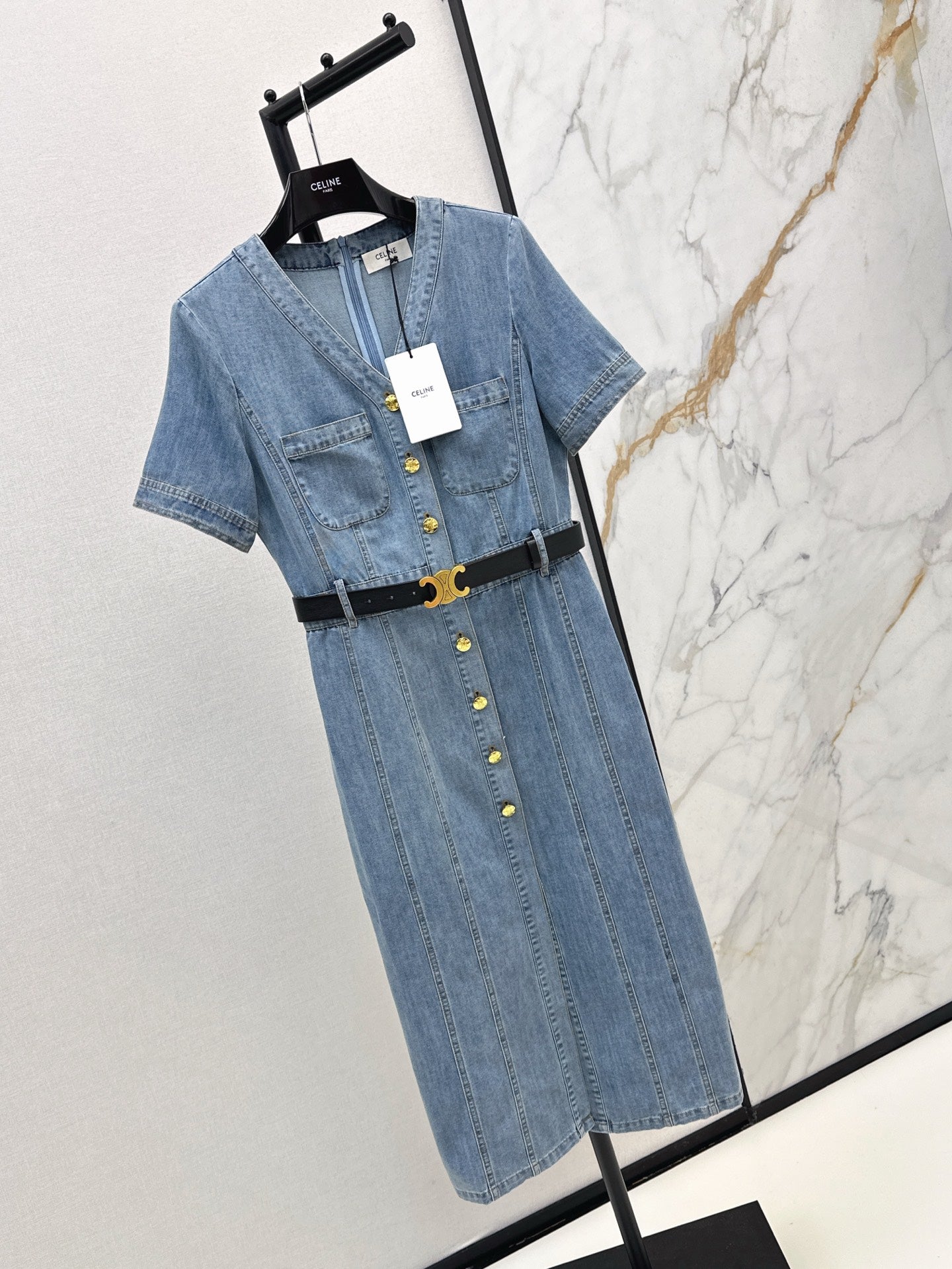 Cel 25ss denim dress