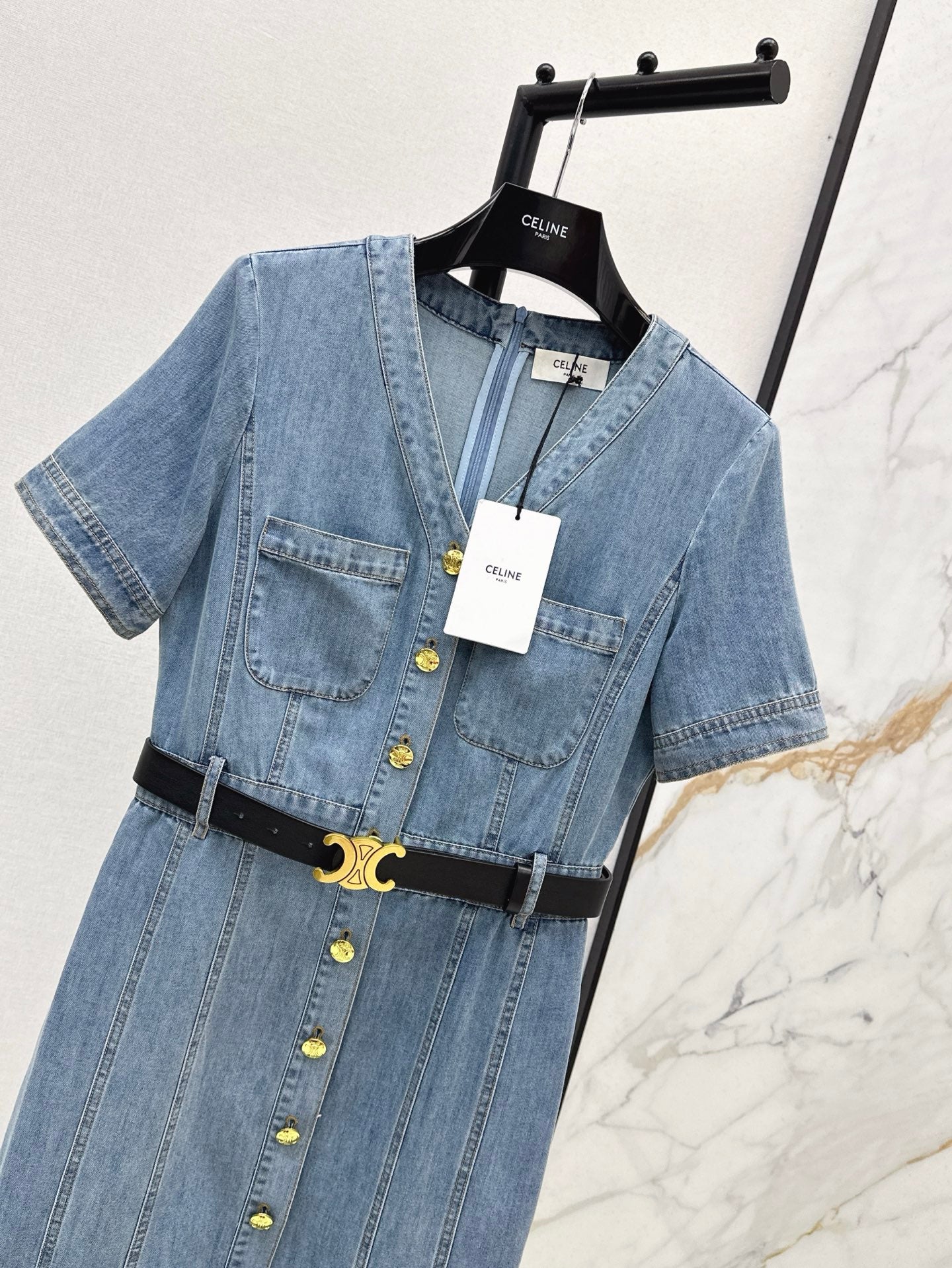 Cel 25ss denim dress