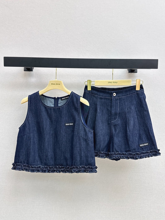 Mi 25ss denim suit